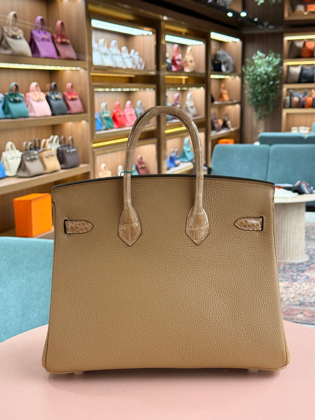 Hermes | Birkin Touch (25) – Togo – Gold – Gold Hardware