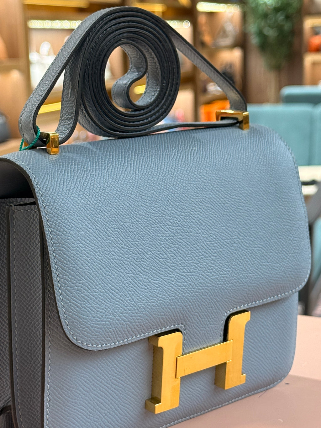 Hermes | Constance (18) – Epsom – Gris Perle – Gold Hardware