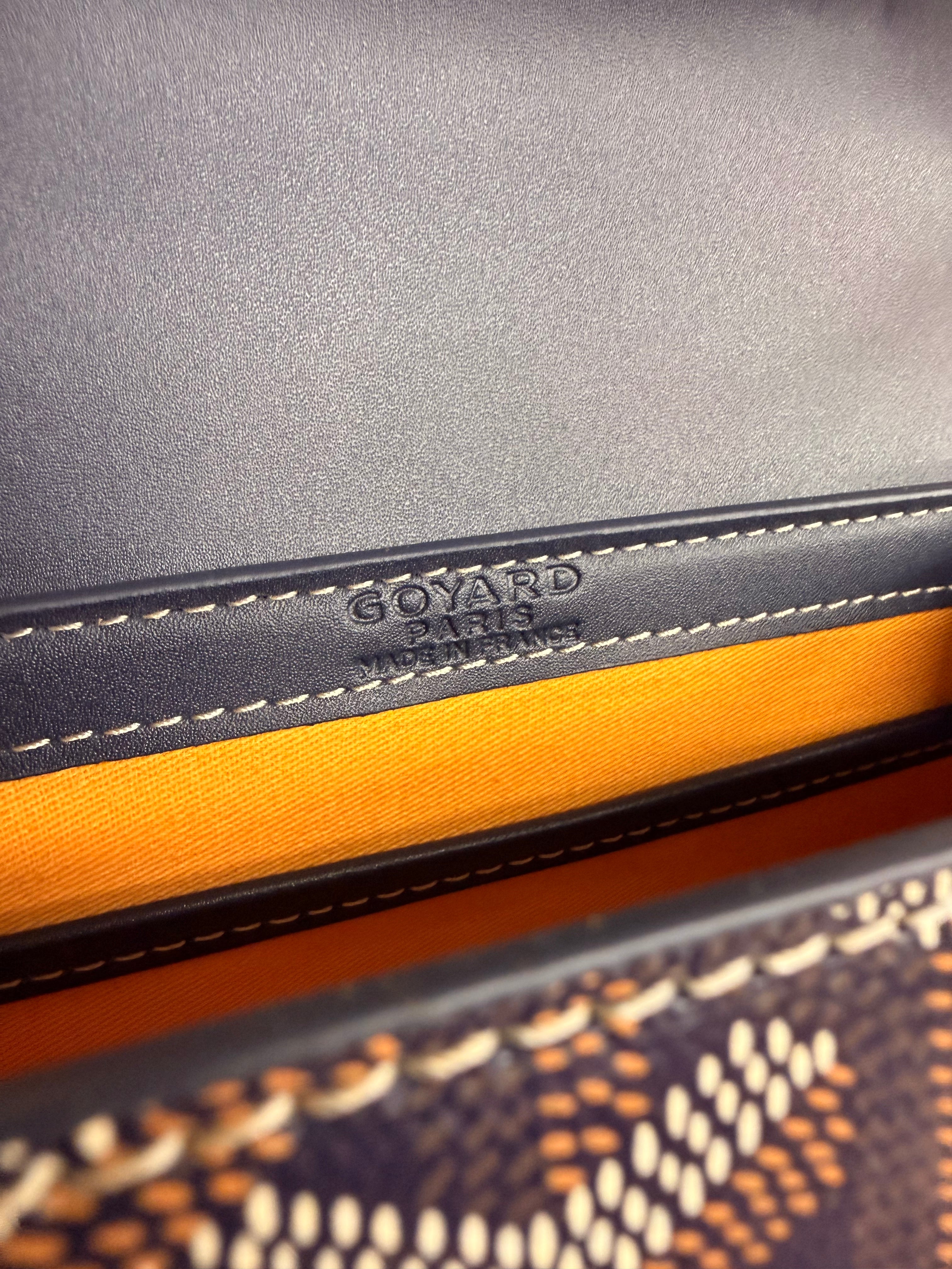Goyard | Saigon (Mini) – Canvas – Navy/Beige – Silver Hardware