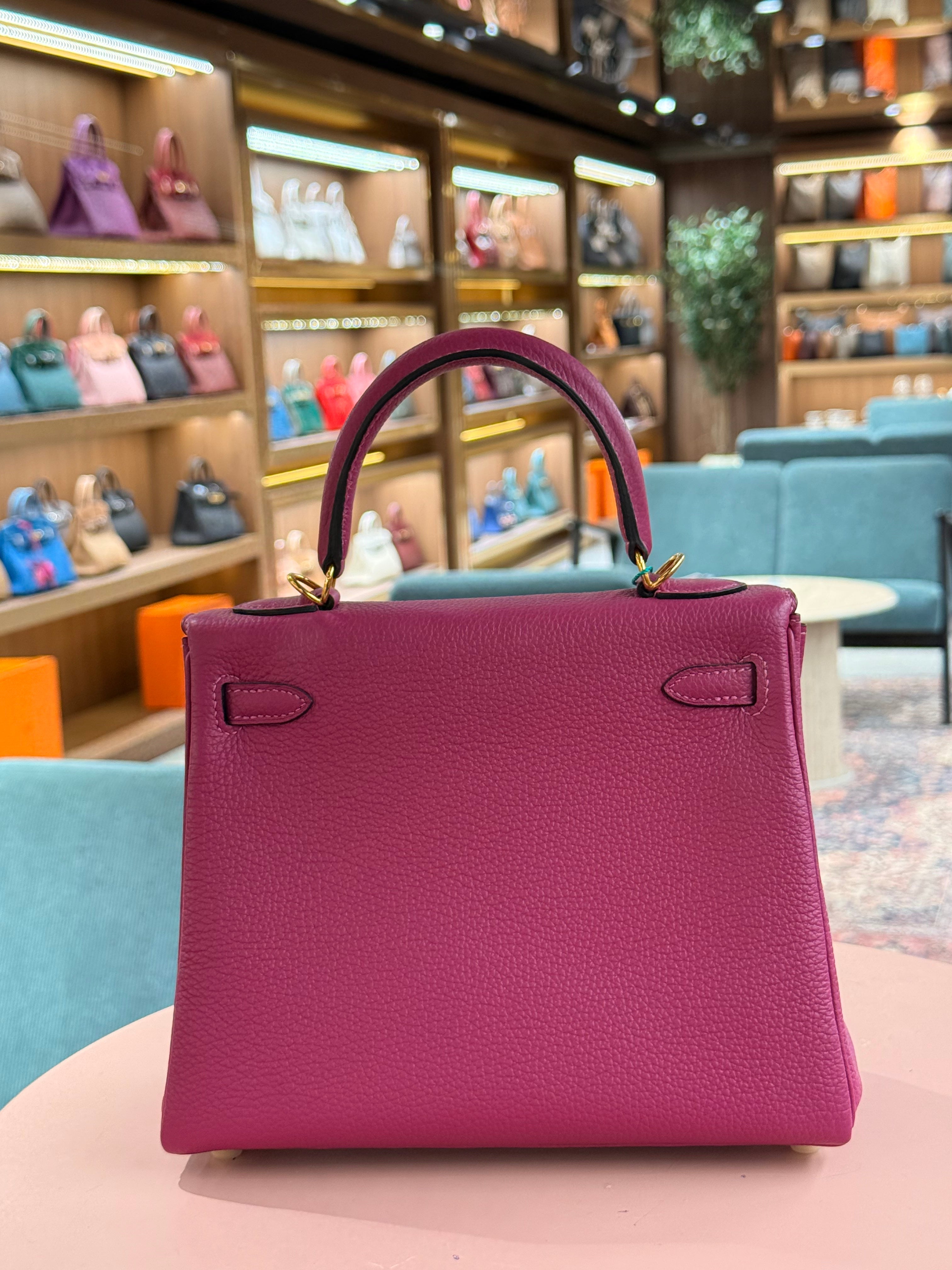 Hermes | Kelly (25) – Togo – Rose Sakura – Gold Hardware
