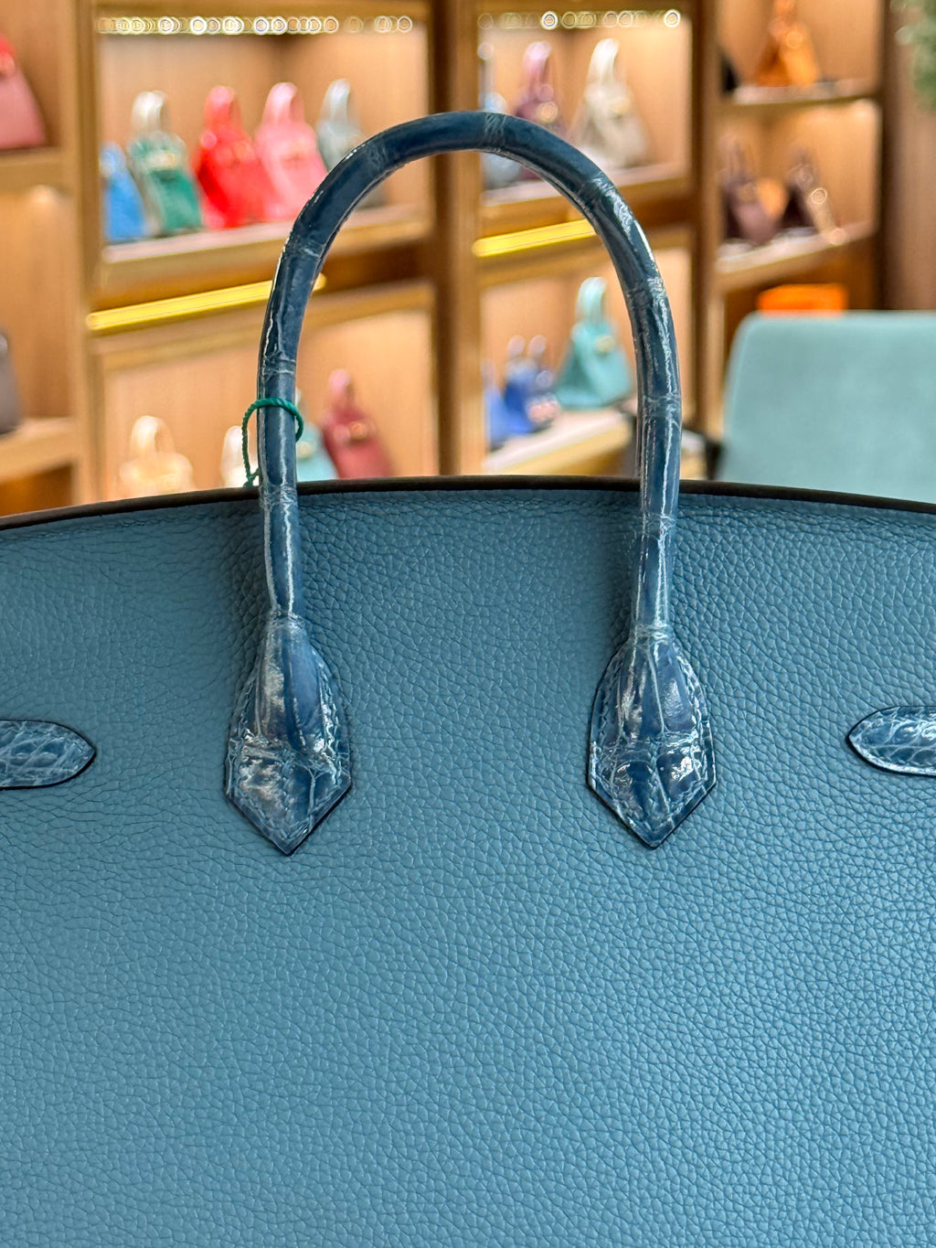 Hermes | Birkin (25) – Togo – Bleu Brume – Palladium Hardware