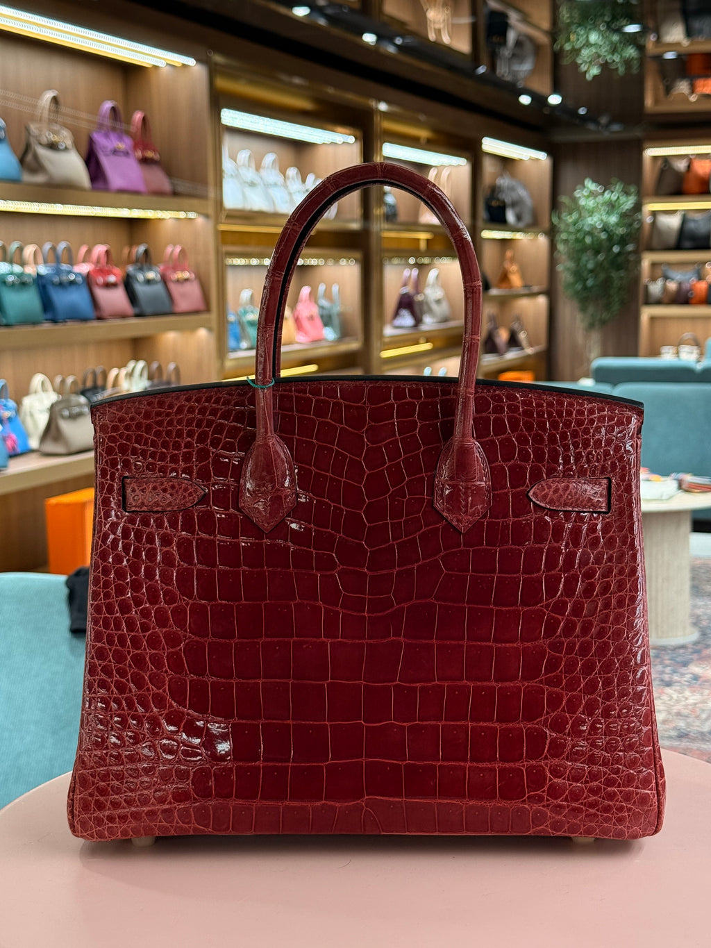 Hermes | Birkin (30) – Crocodile – Rouge H – Gold Hardware
