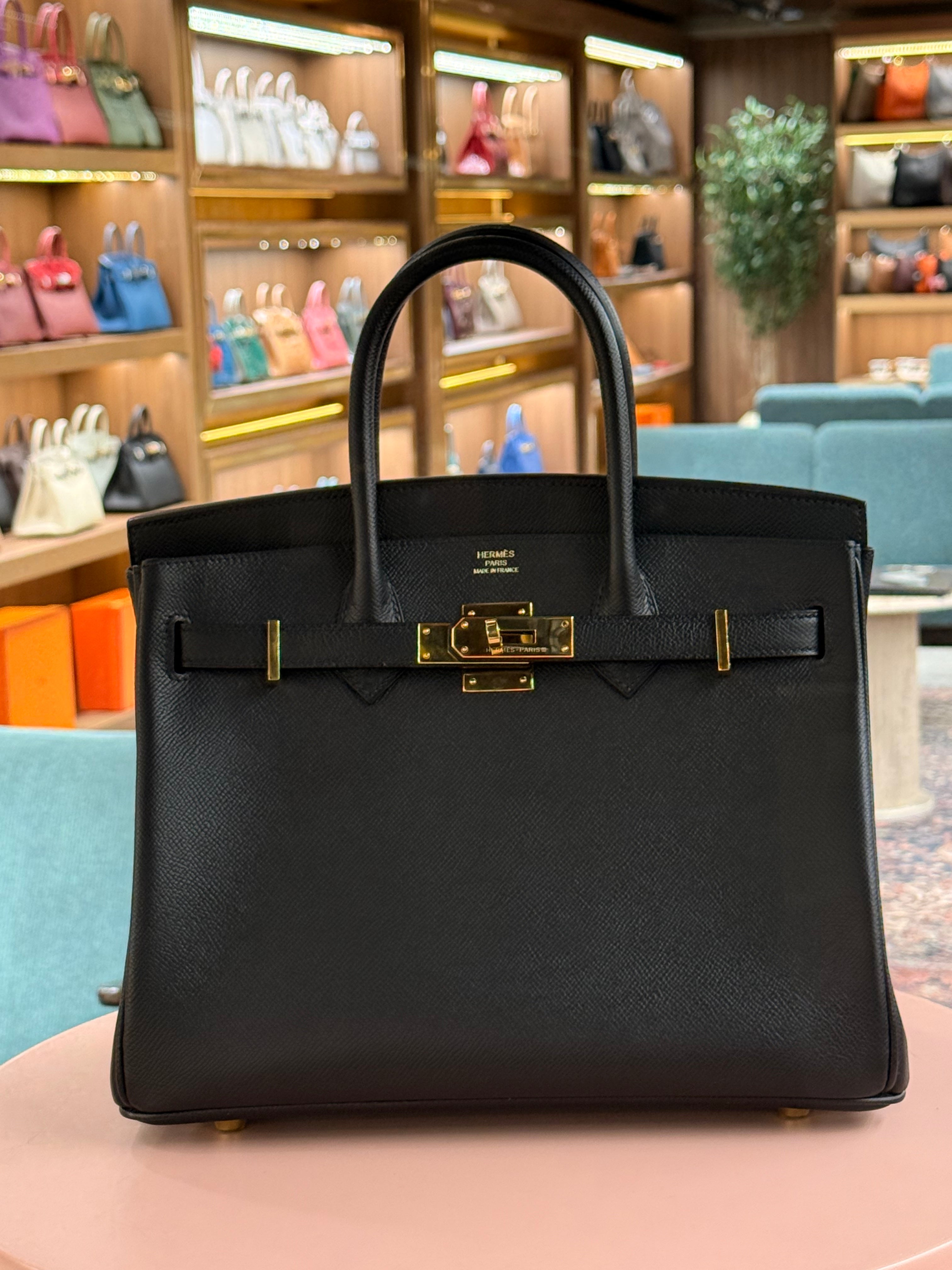 Hermes | Birkin (30) – Togo – Black – Gold Hardware
