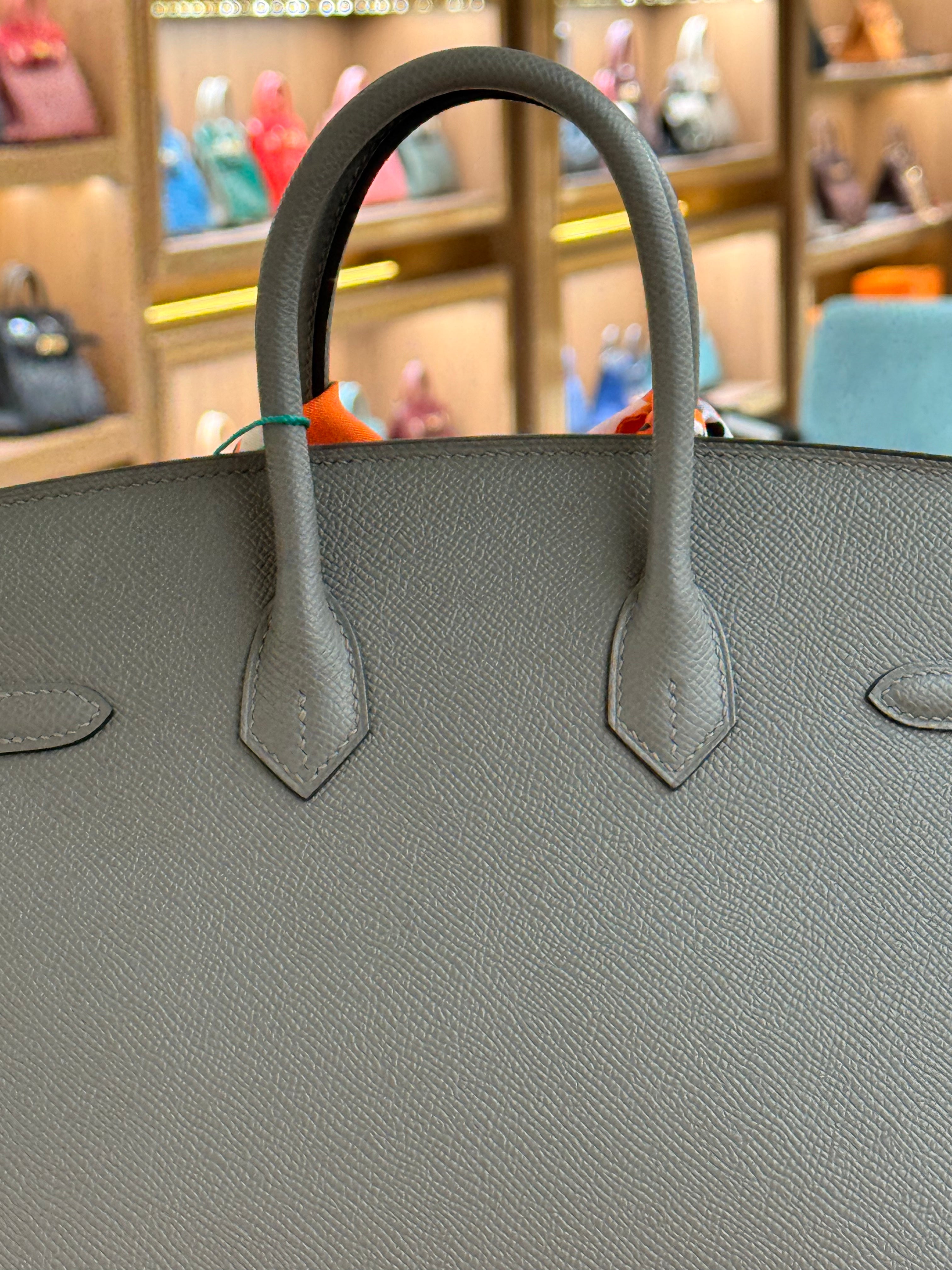 Hermes | Birkin (25) – Epsom – Etoupe – Palladium Hardware
