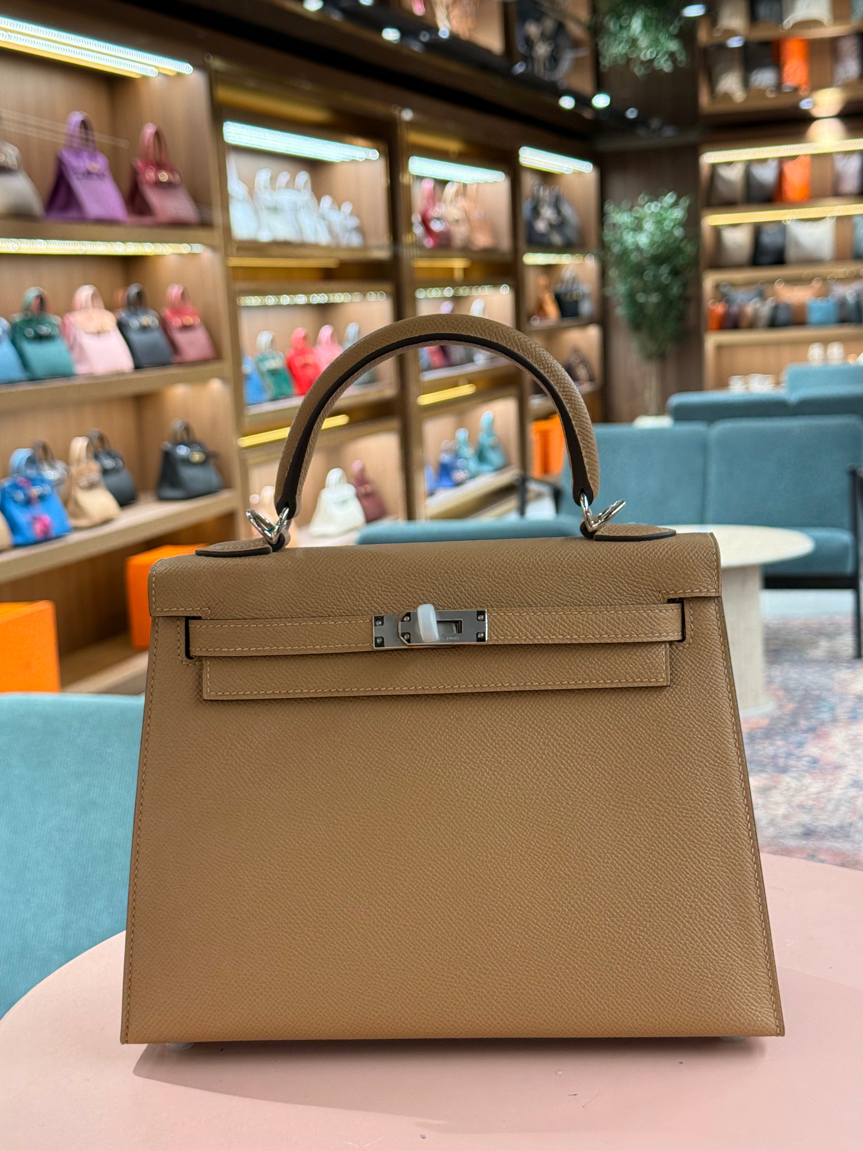 Hermes | Kelly (25) – Epsom – Gold – Palladium Hardware