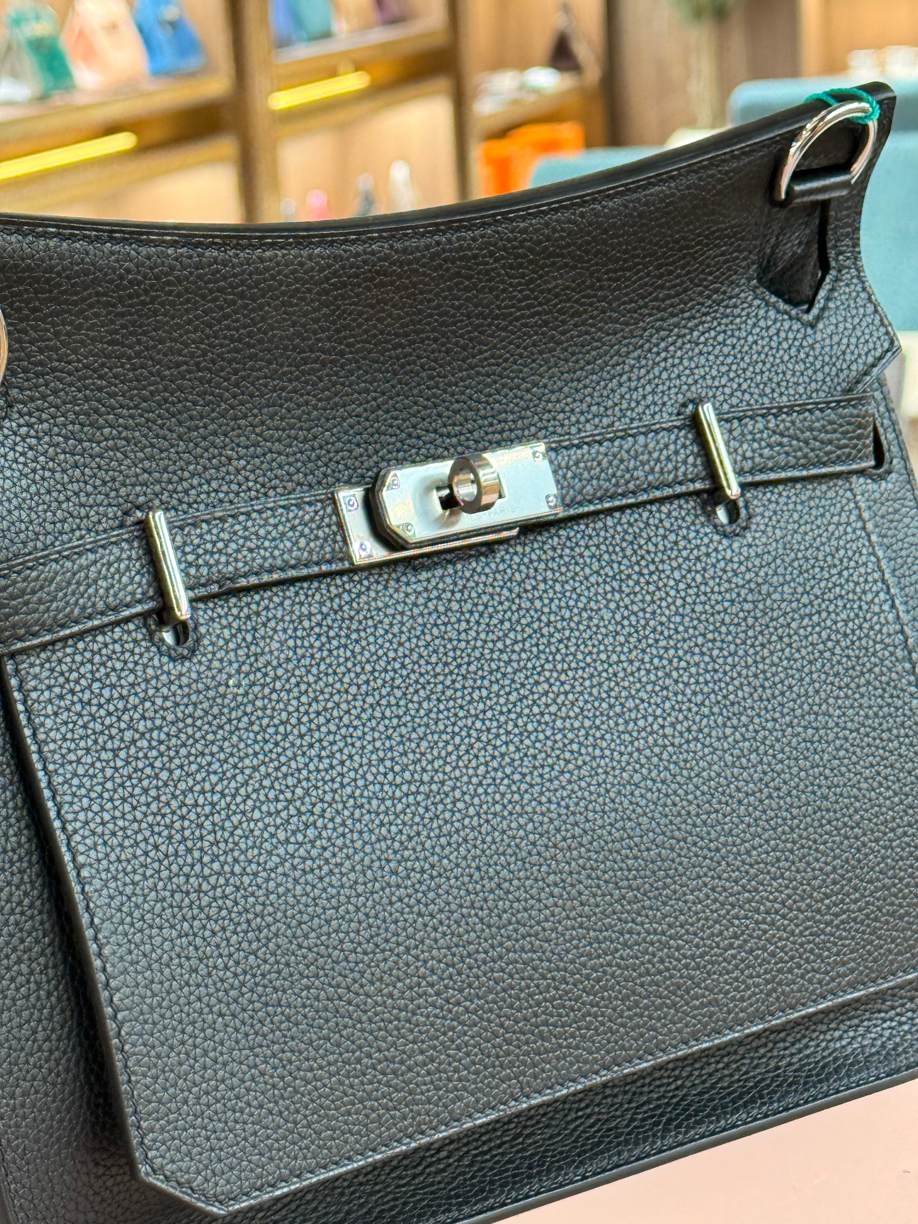 Hermes | Jypsiere (28) – Togo – Black – Palladium Hardware