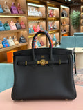 Hermes | Birkin (25) – Togo – Black – Gold Hardware