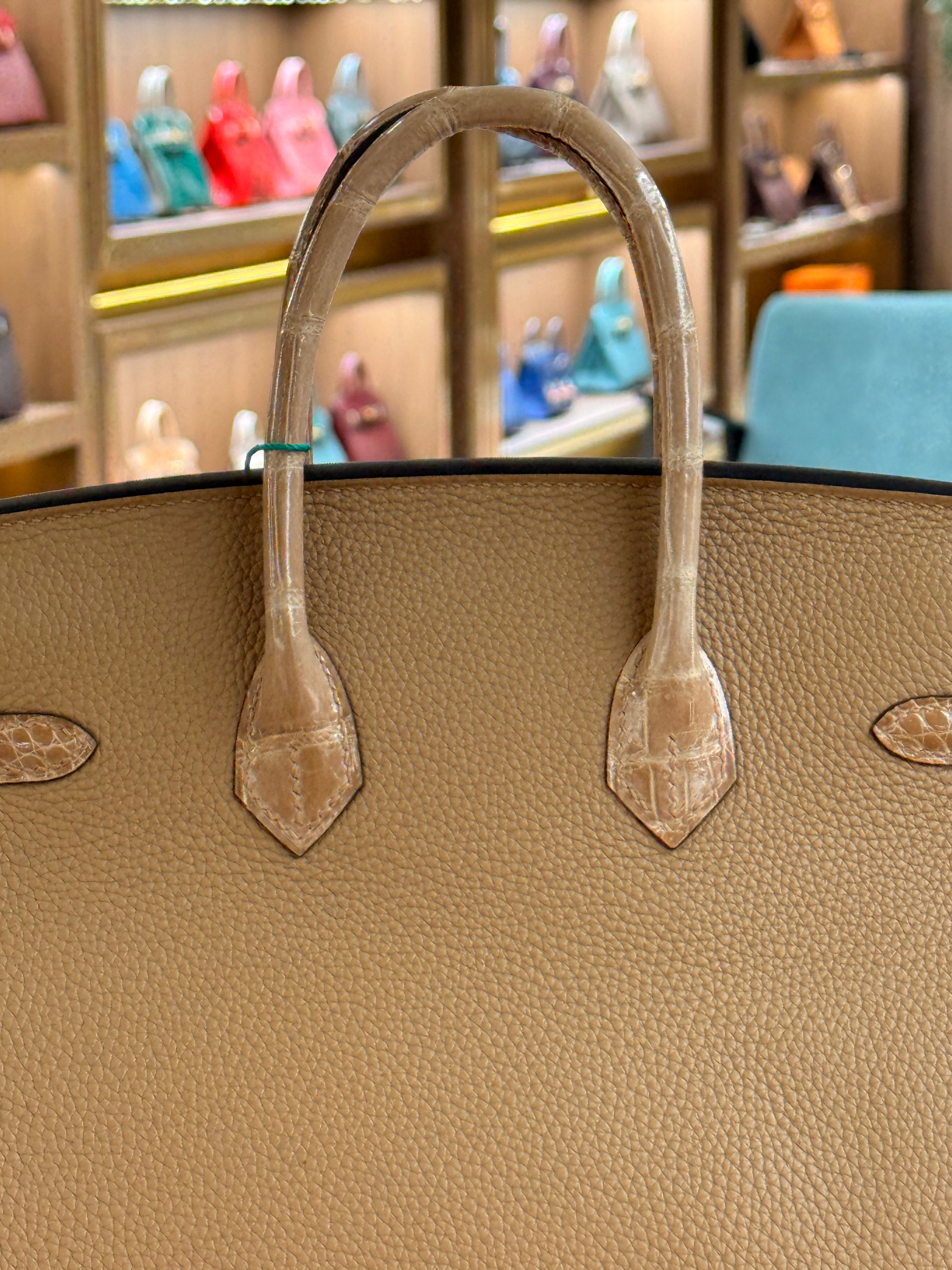 Hermes | Birkin Touch (25) – Togo – Gold – Gold Hardware