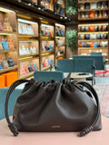 Loewe | Flamenco – Leather – Dark Brown – Gold Hardware