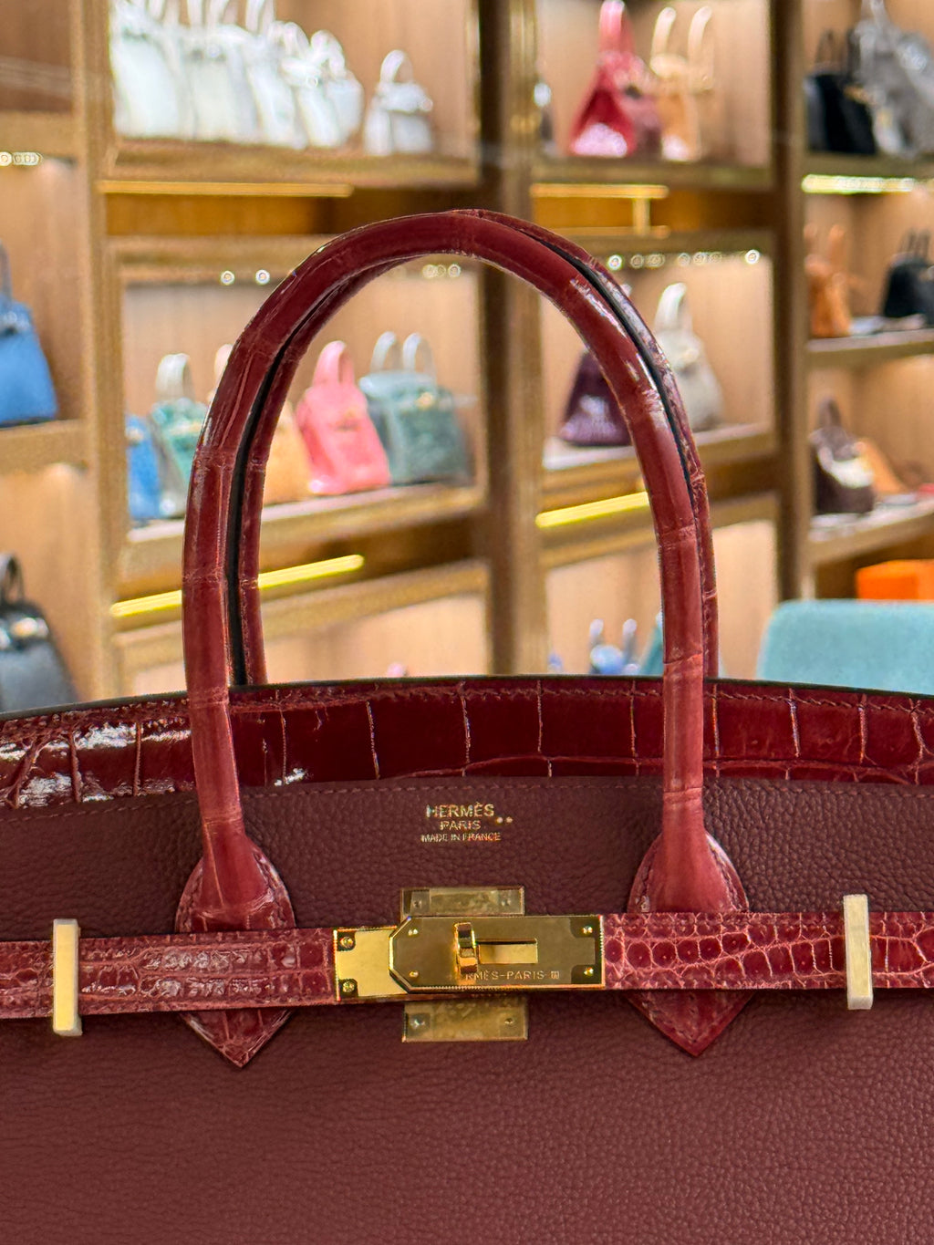 Hermes | Birkin (30) – Togo – Rouge H – Gold Hardware