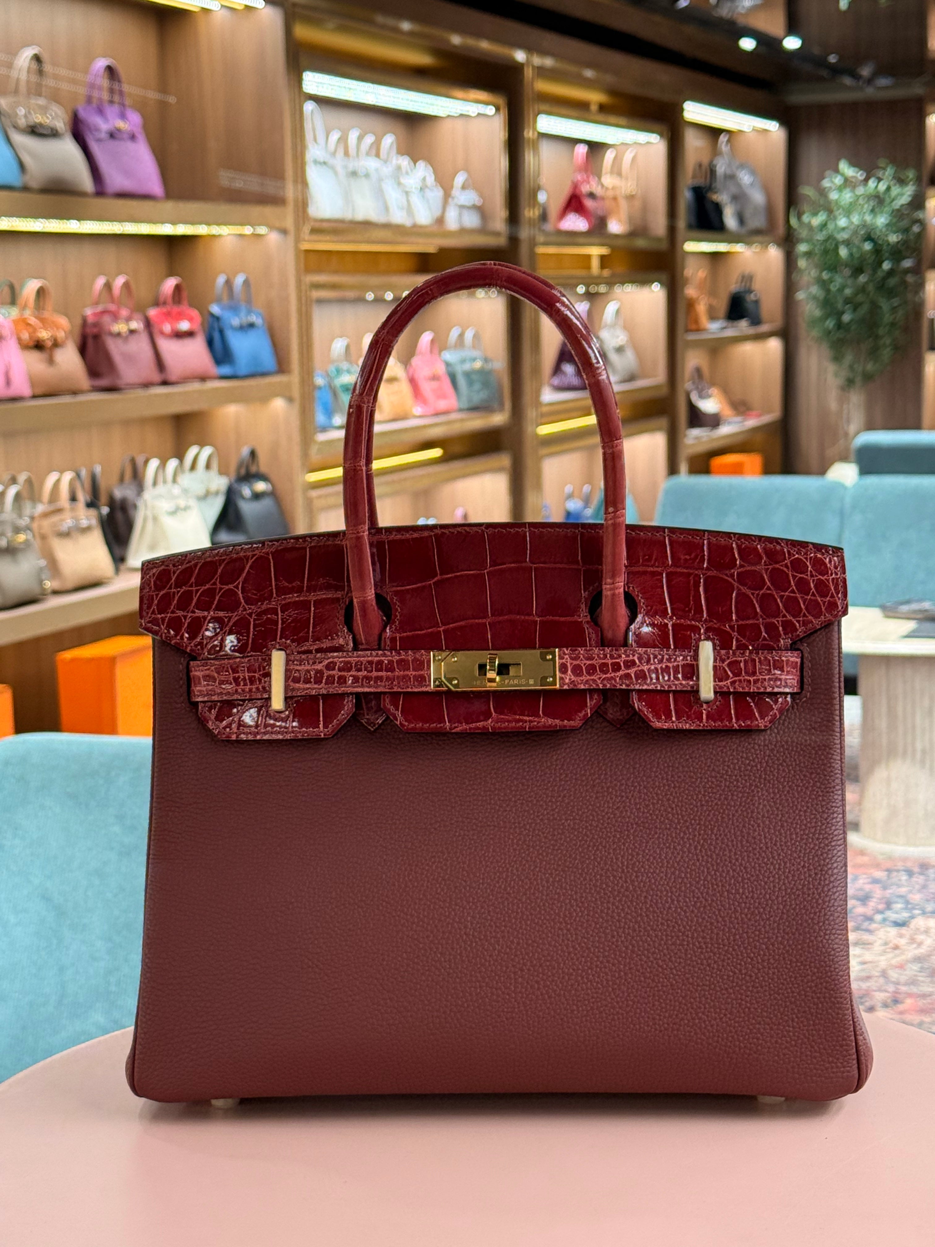 Hermes | Birkin (30) – Togo – Rouge H – Gold Hardware