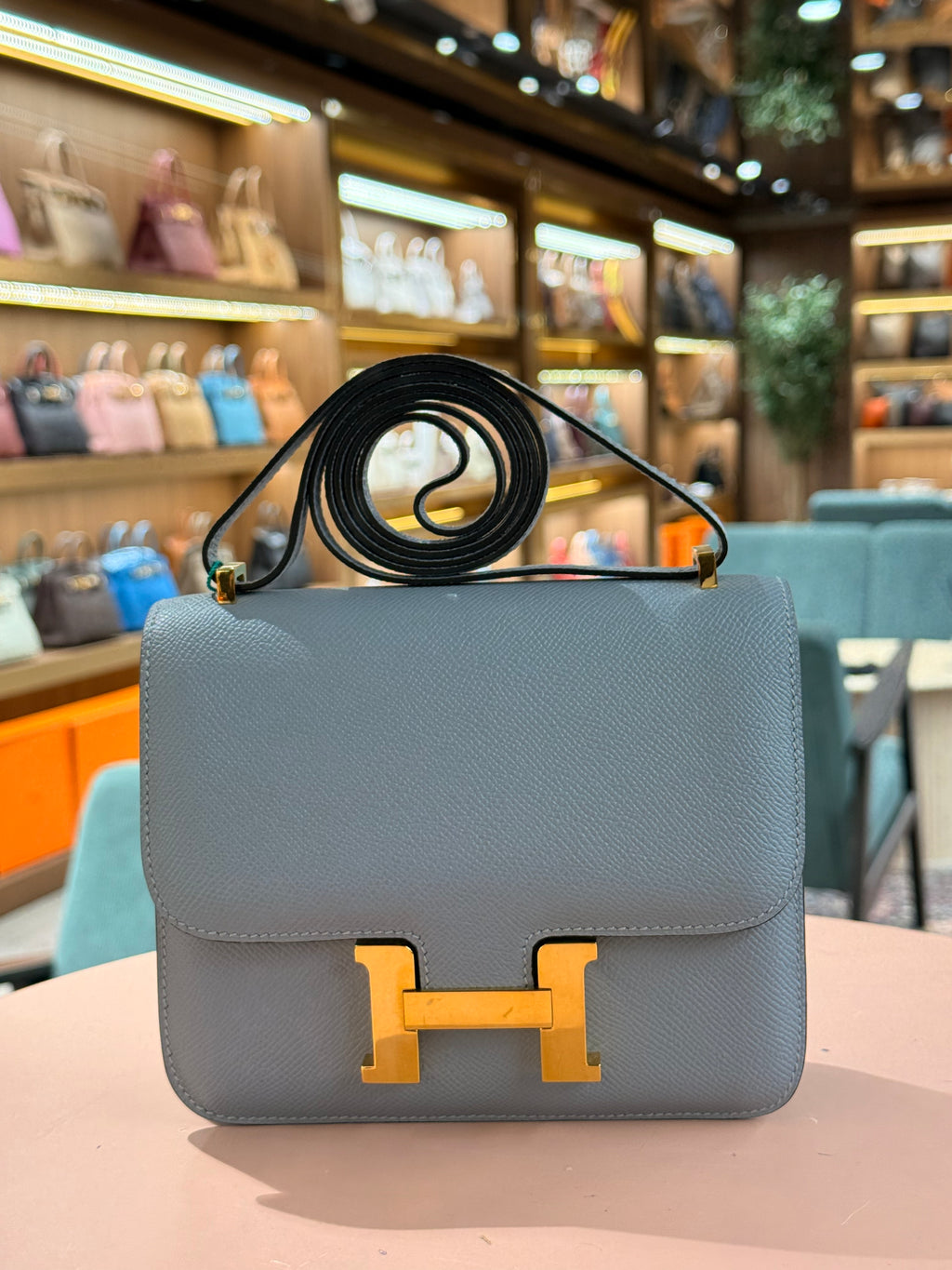 Hermes | Constance (18) – Epsom – Gris Perle – Gold Hardware