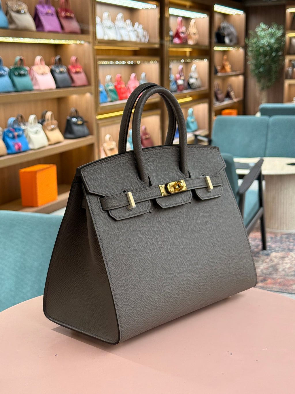 Hermes | Birkin (25) – Epsom – Etoupe – Gold Hardware