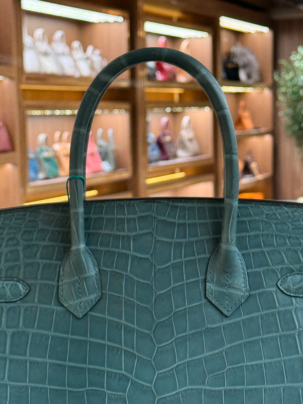 Hermes | Birkin (30) – Crocodile – Bleu Lagoon – Gold Hardware