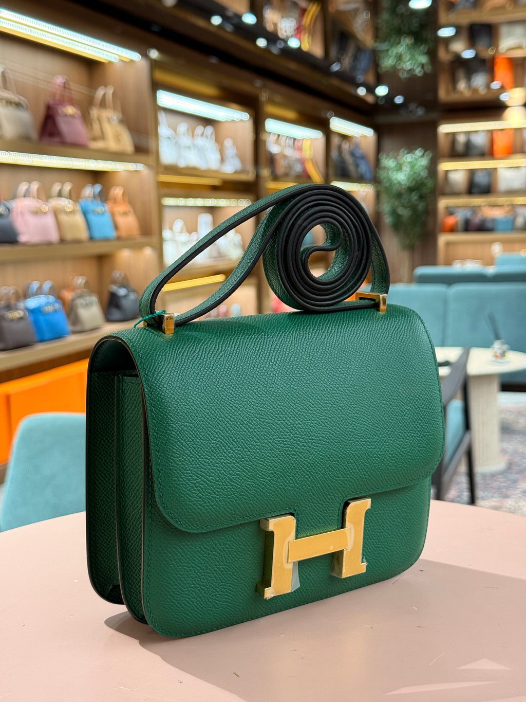 Hermes | Constance (18) – Epsom – Green – Gold Hardware
