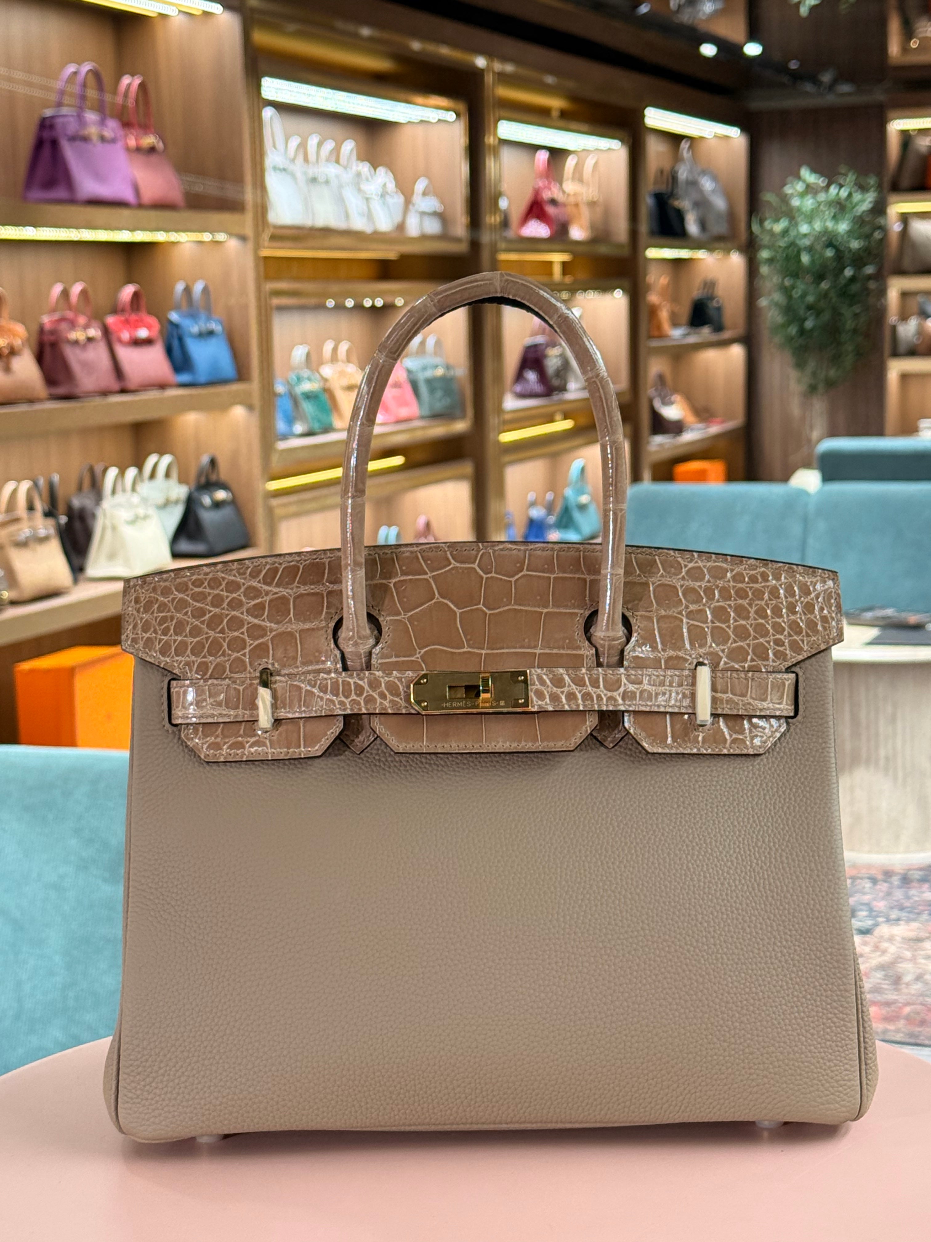 Hermes | Birkin-Touch (30) – Togo – Etoupe – Gold Hardware