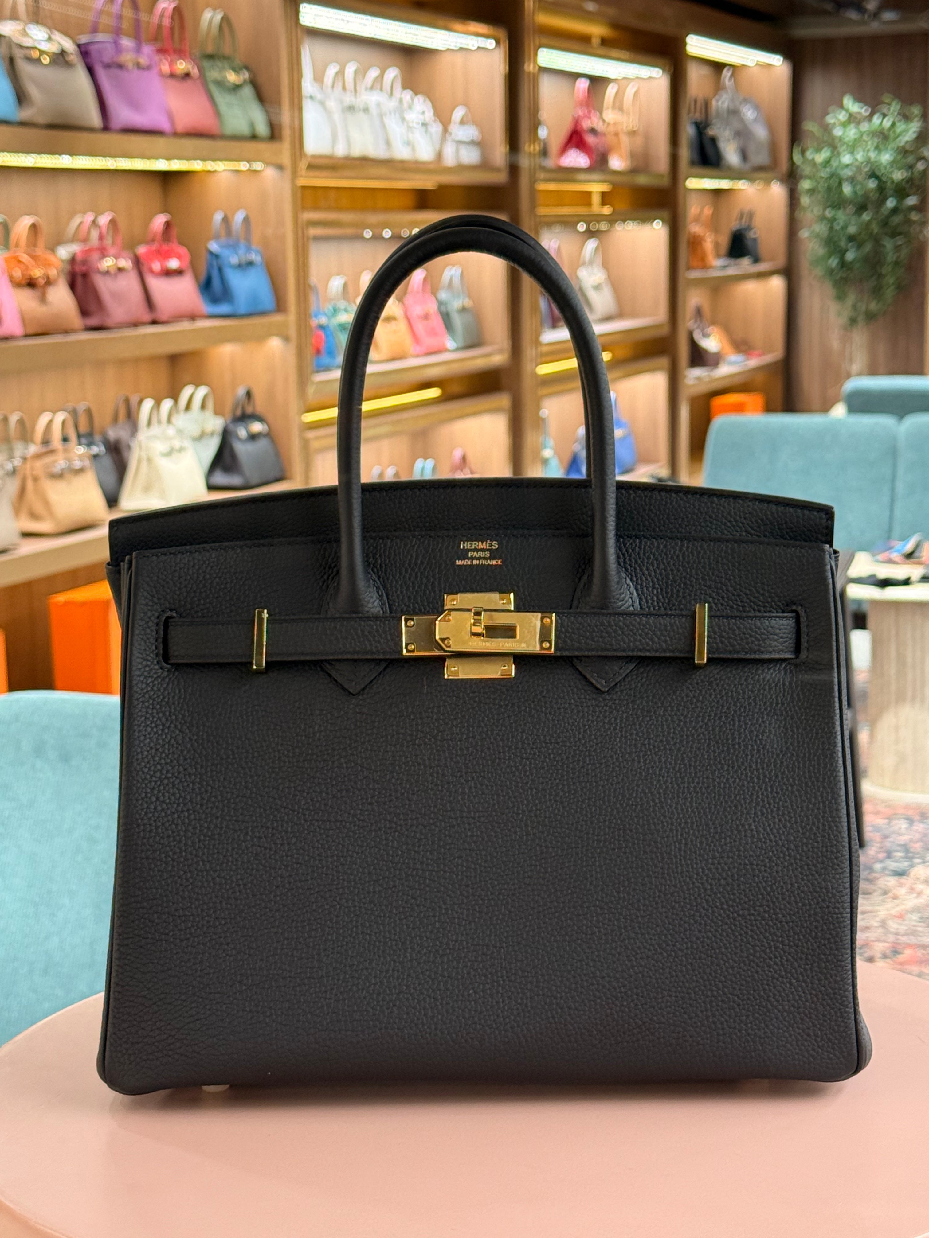 Hermes | Birkin (30) – Togo – Black – Gold Hardware