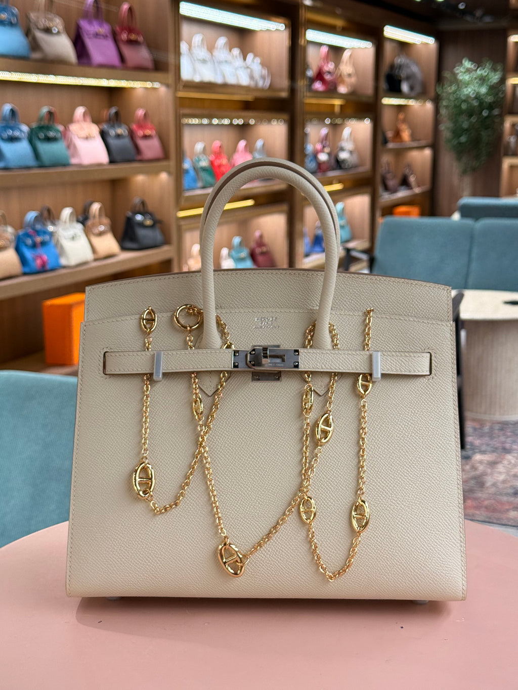 Hermes | Birkin (25) – Epsom – Cream – Gold Hardware