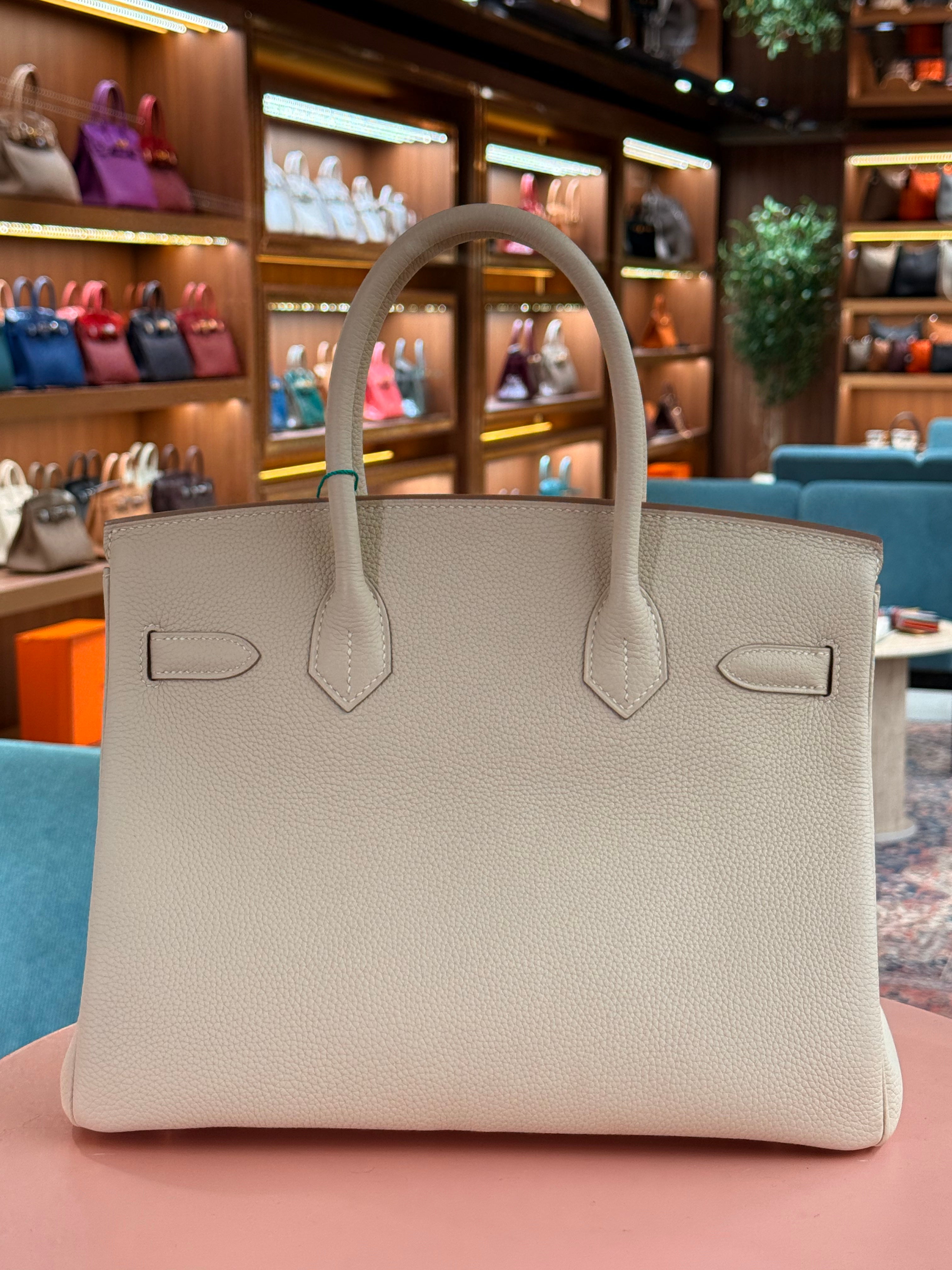 Hermes | Birkin (30) – Togo – Blanc – Gold Hardware