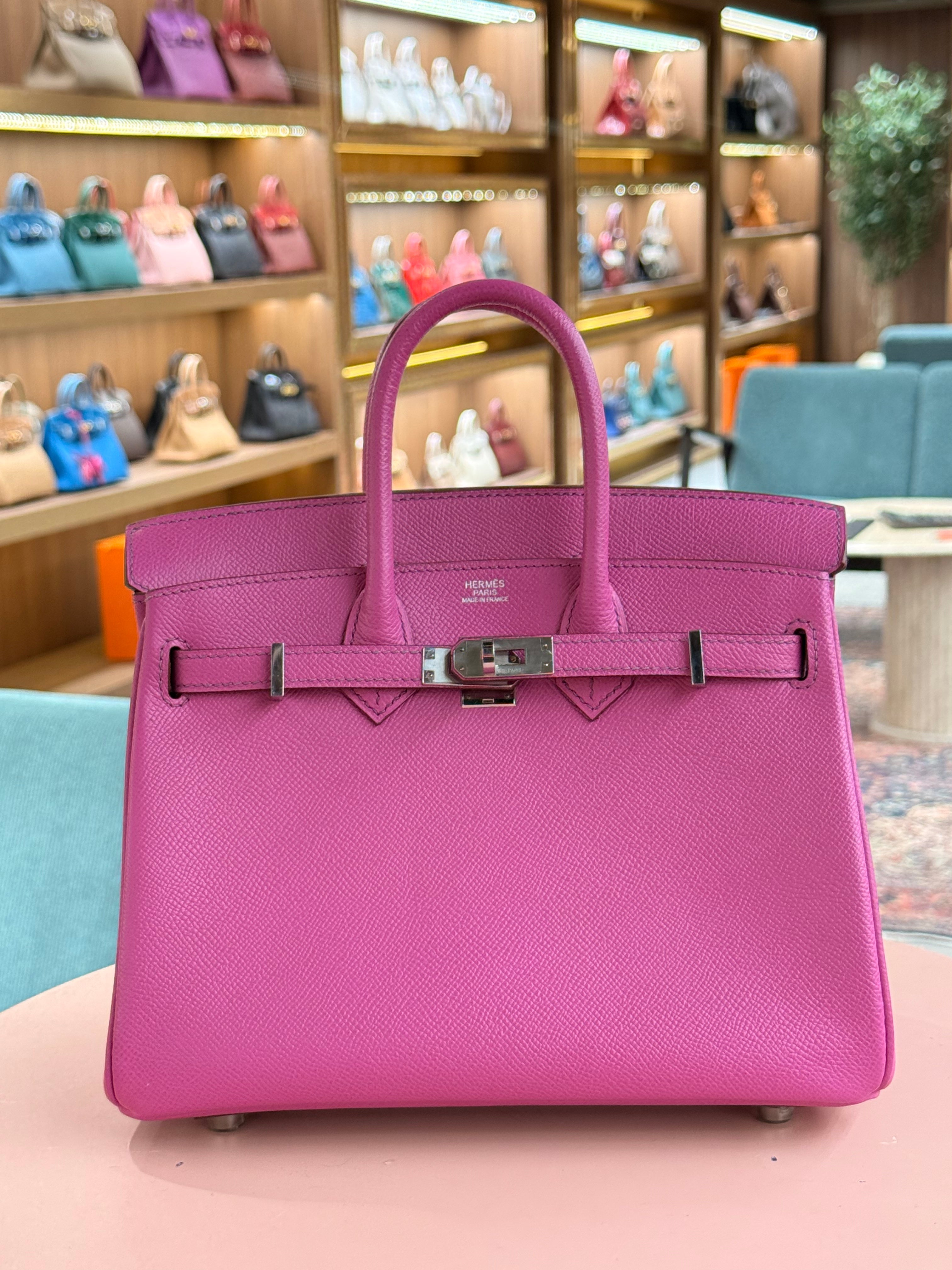 Hermes | Birkin (25) – Epsom – Rose Sakura – Palladium Hardware