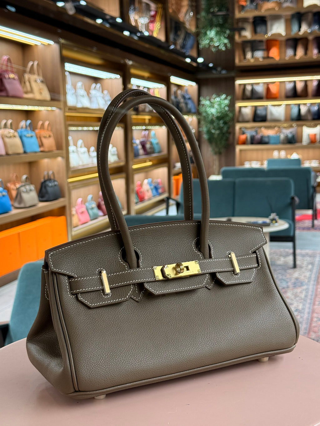 Hermes | Birkin (30) – Togo – Etoupe – Gold Hardware
