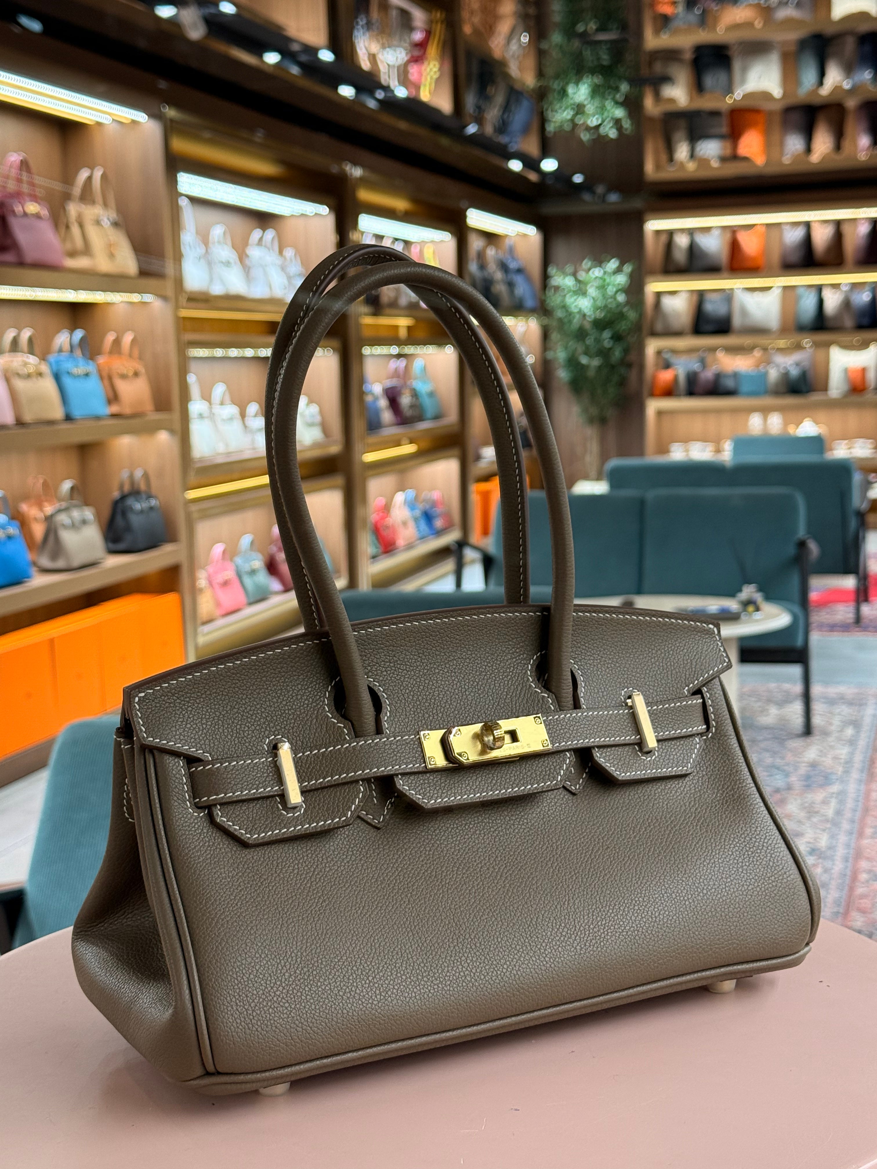 Hermes | Birkin (30) – Togo – Etoupe – Gold Hardware