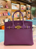 Hermes | Birkin (30) – Togo – Violet – Gold Hardware