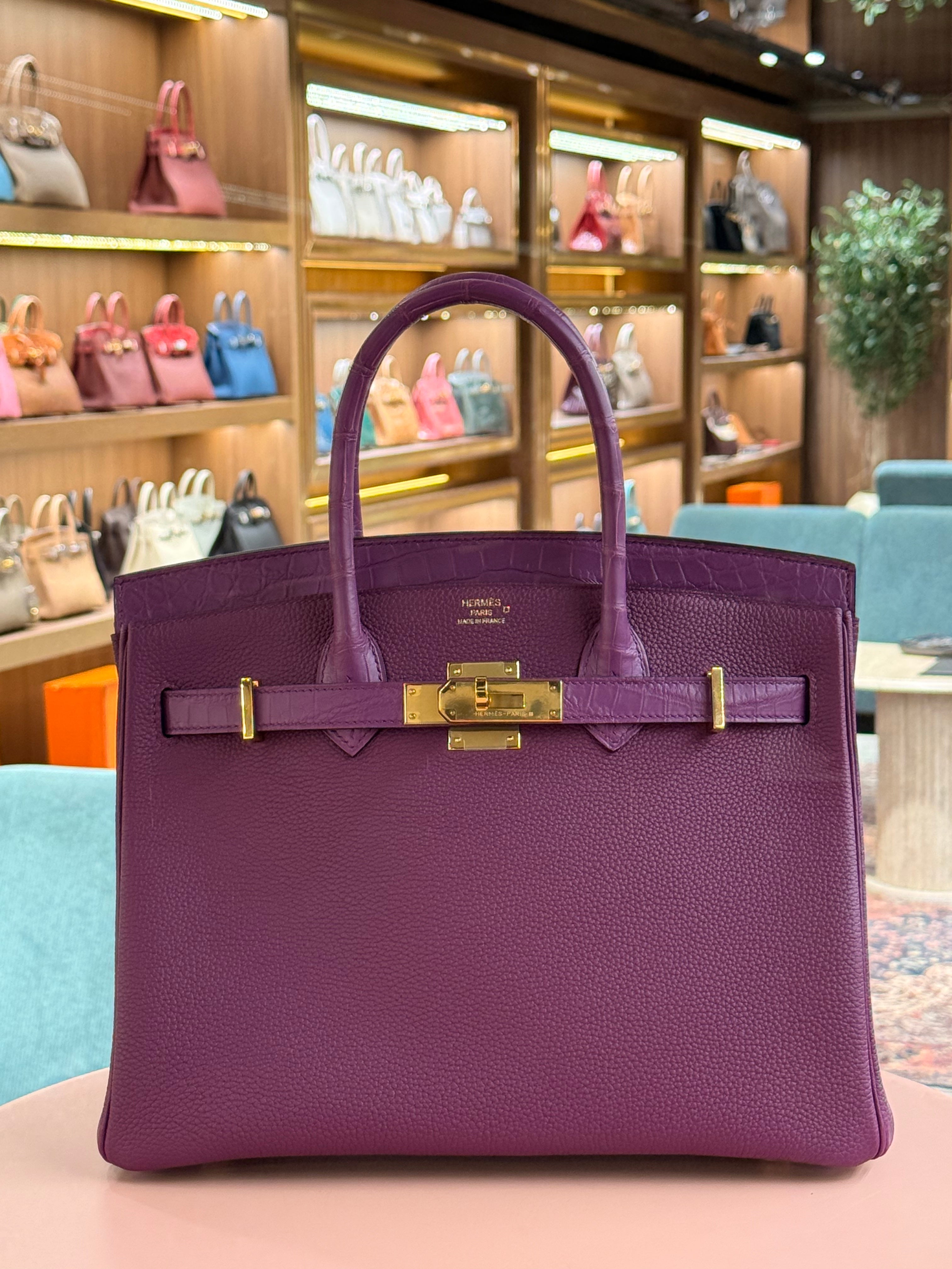 Hermes | Birkin (30) – Togo – Violet – Gold Hardware