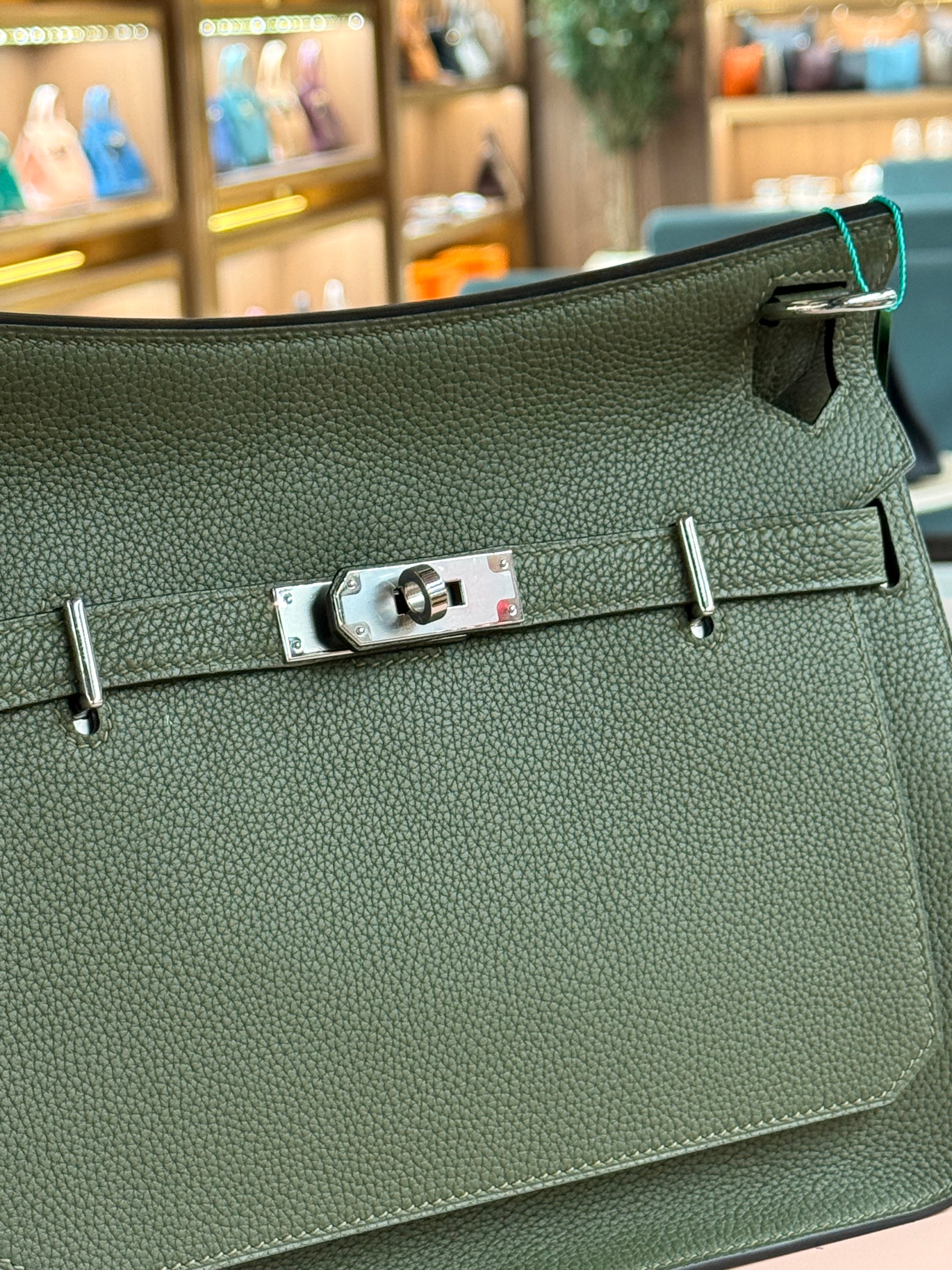 Hermes | Jypsiere (28) – Togo – Vert Cypress – Palladium Hardware