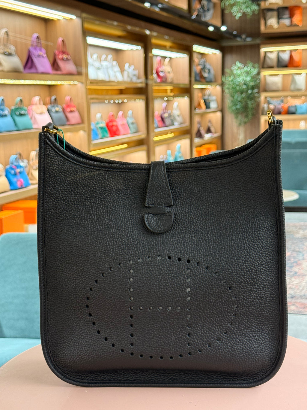 Hermes | Evelyne (Large) – Epsom – Black – Gold Hardware