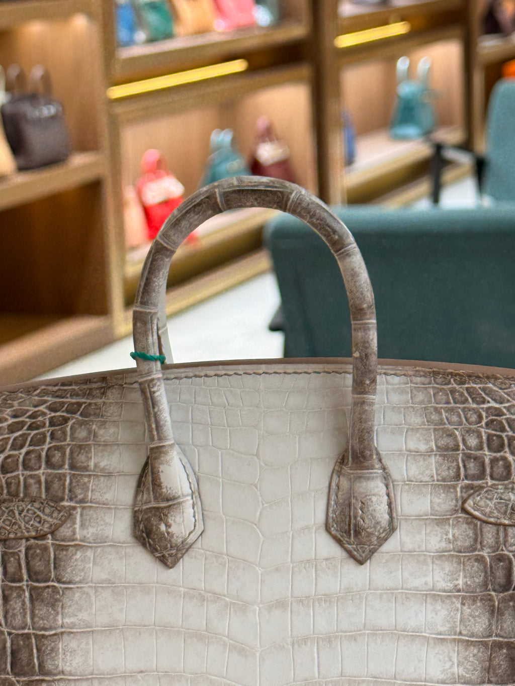 Hermes | Birkin (20) – Crocodile – Himalaya – Palladium Hardware
