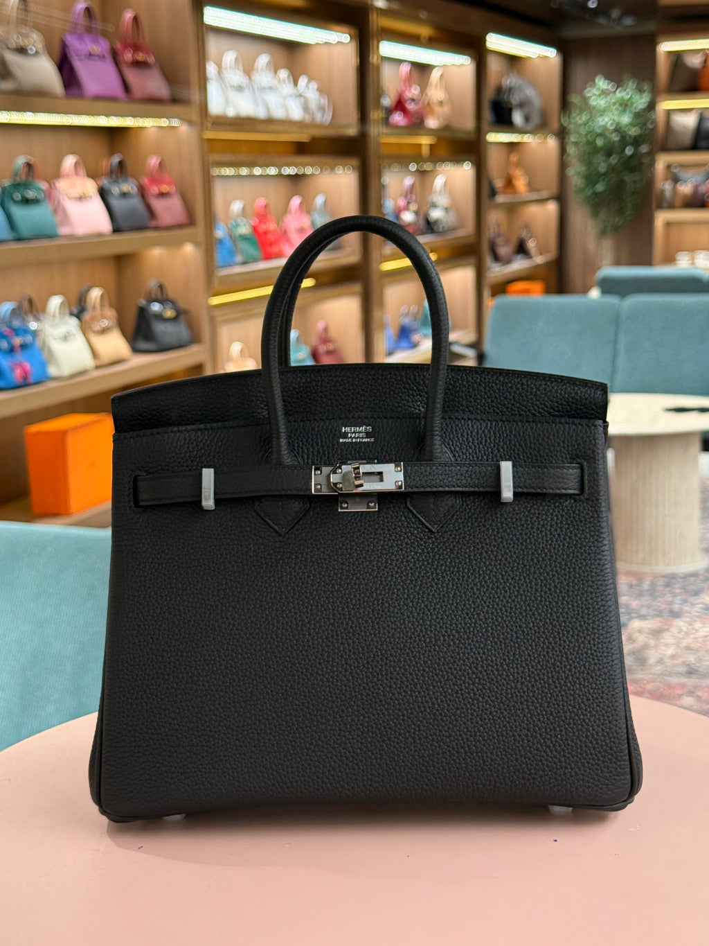 Hermes | Kelly (25) – Togo – Black – Palladium Hardware