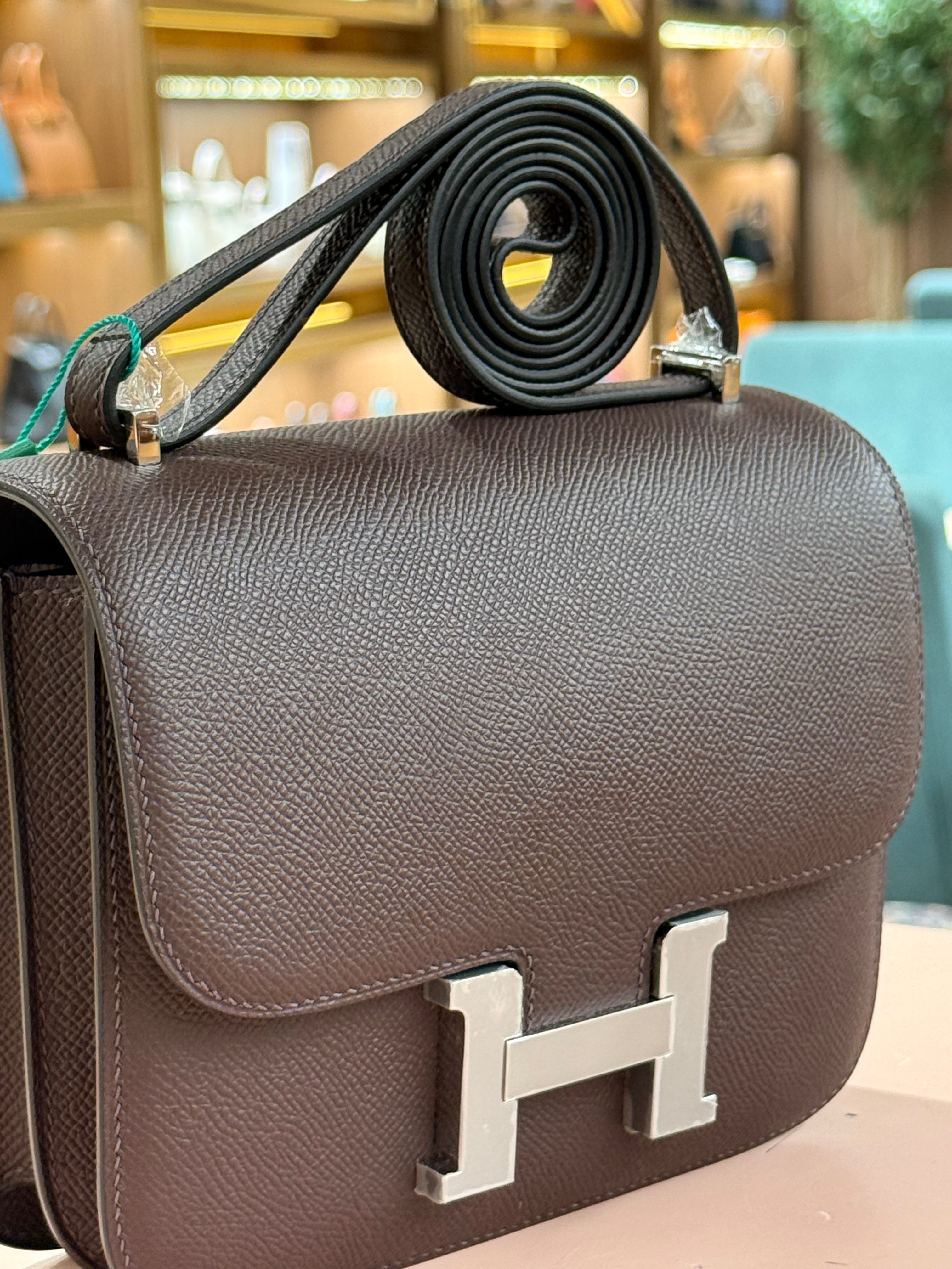 Hermes | Constance (18) – Epsom – Brown – Silver Hardware