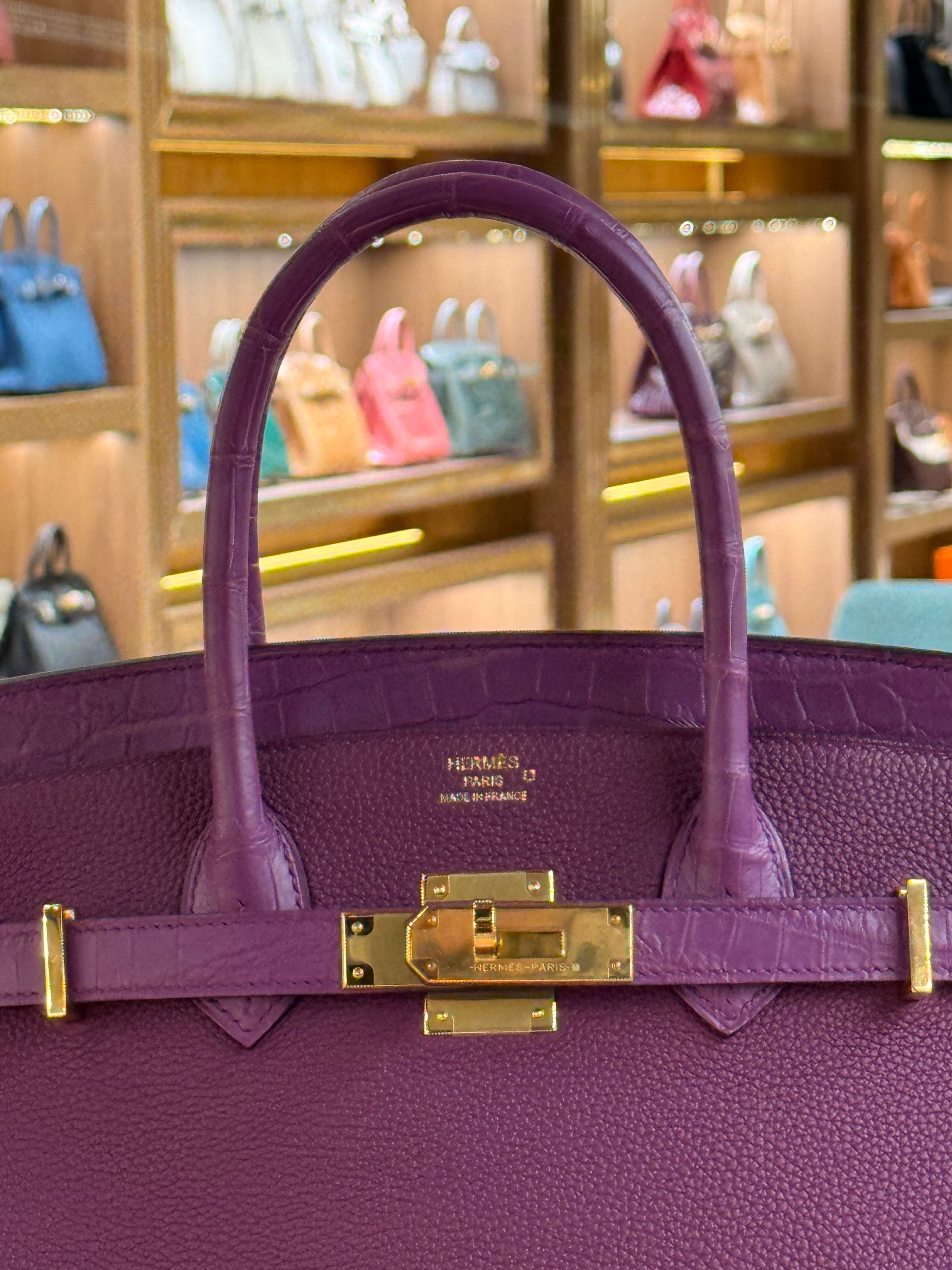 Hermes | Birkin (30) – Togo – Violet – Gold Hardware
