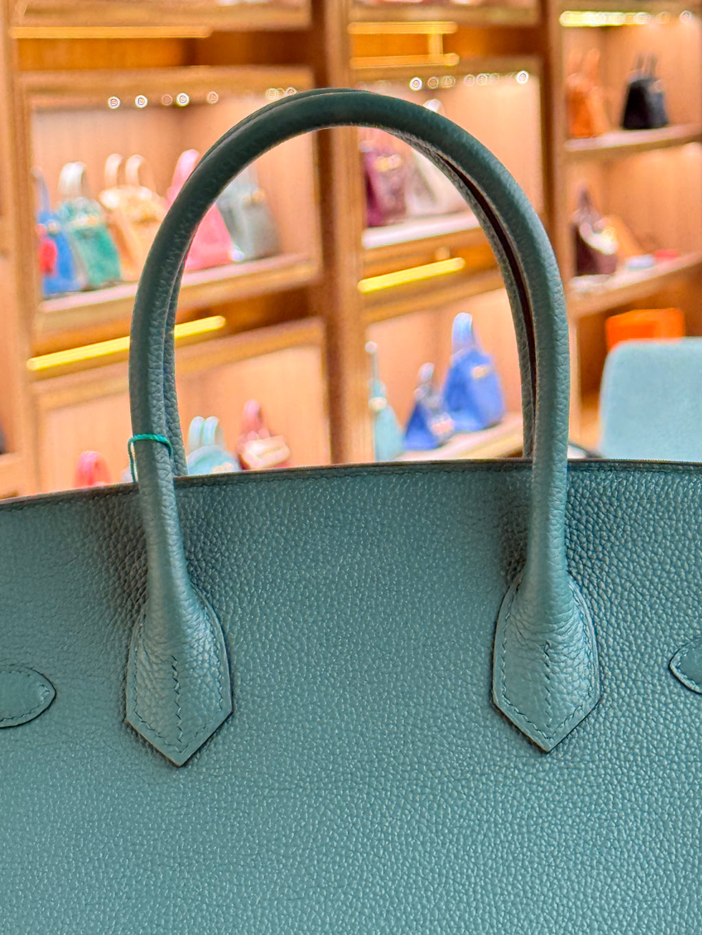Hermes | Birkin (30) – Togo – Bleu Canard – Gold Hardware