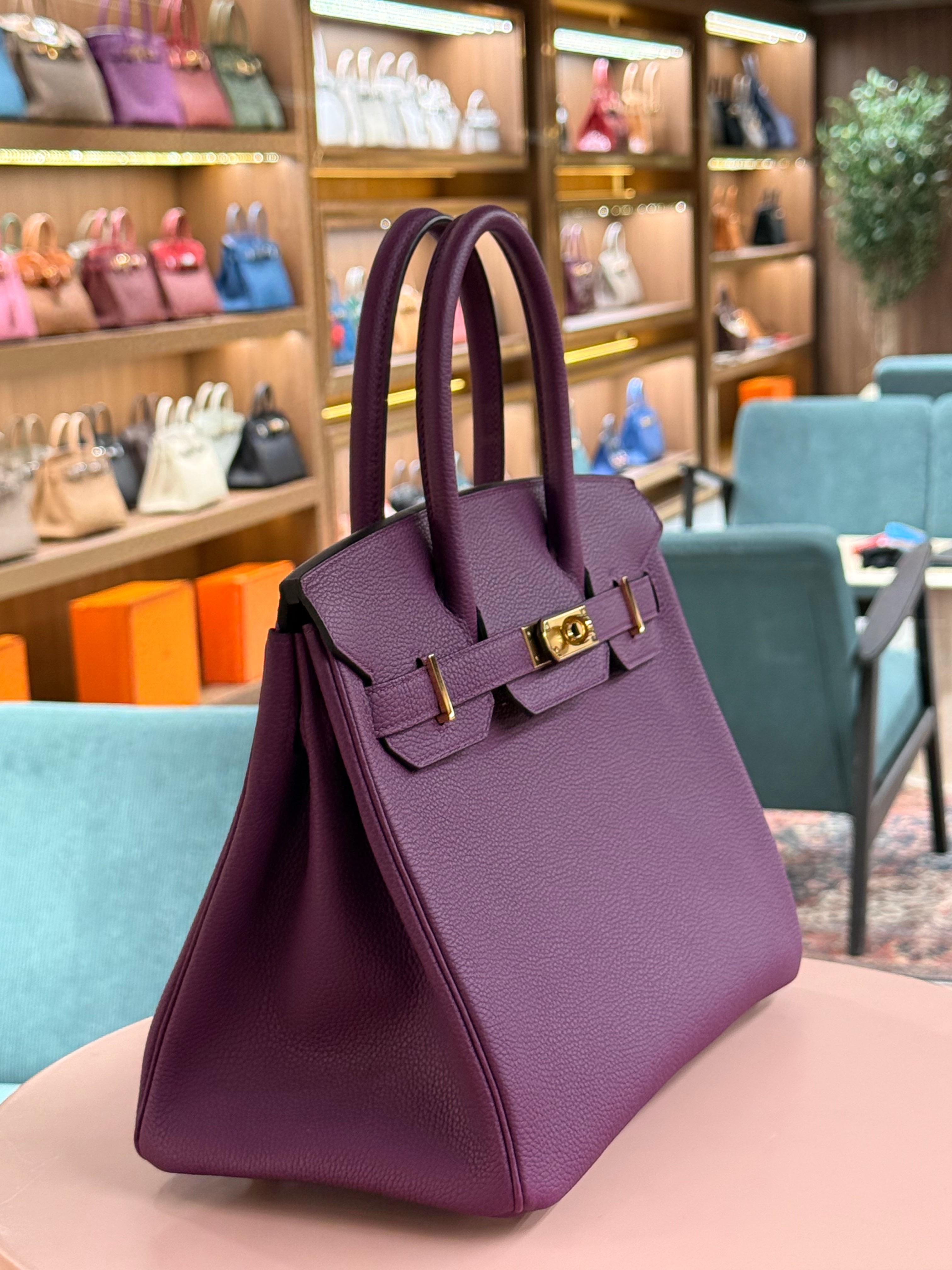 Hermes | Birkin (30) – Togo – Violet – Gold Hardware