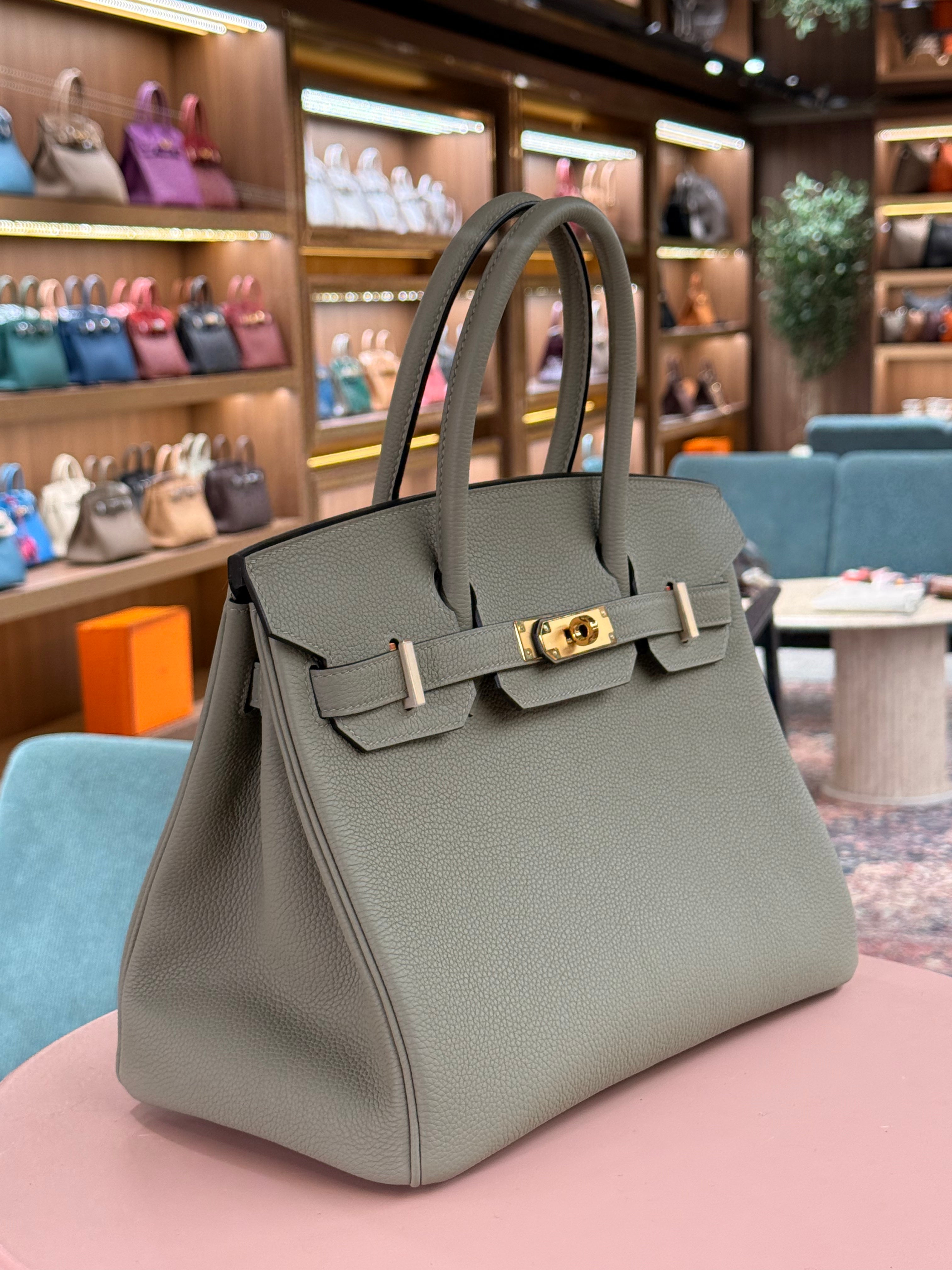 Hermes | Birkin (30) – Togo – Gris Perle – Gold Hardware