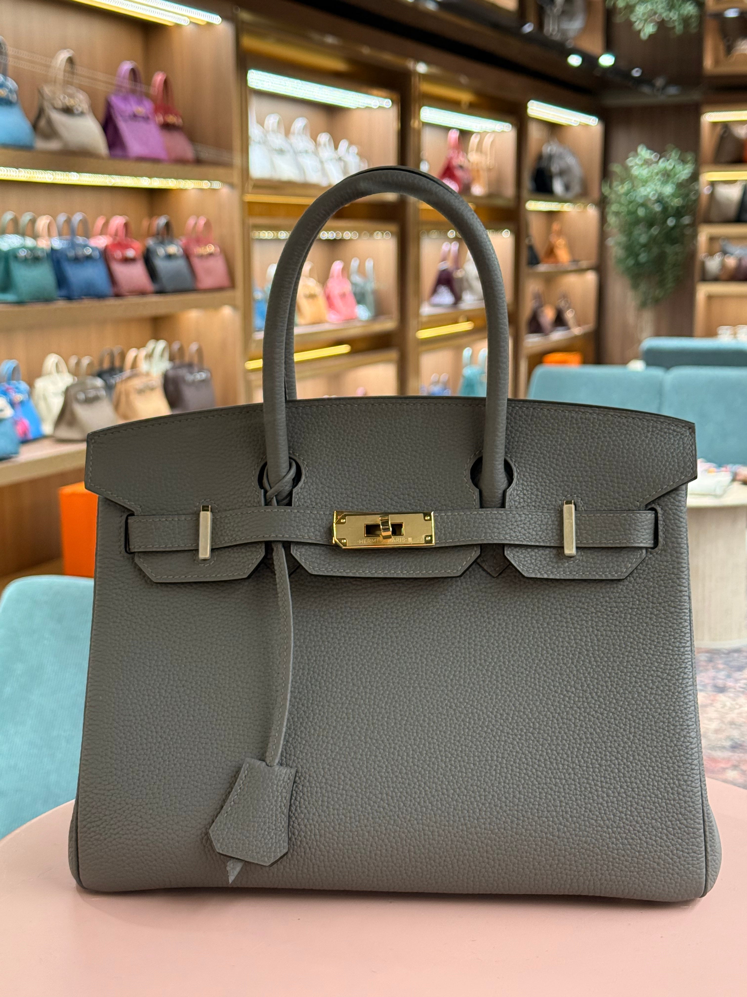 Hermes | Birkin (30) – Togo – Gris Tourterelle – Gold Hardware