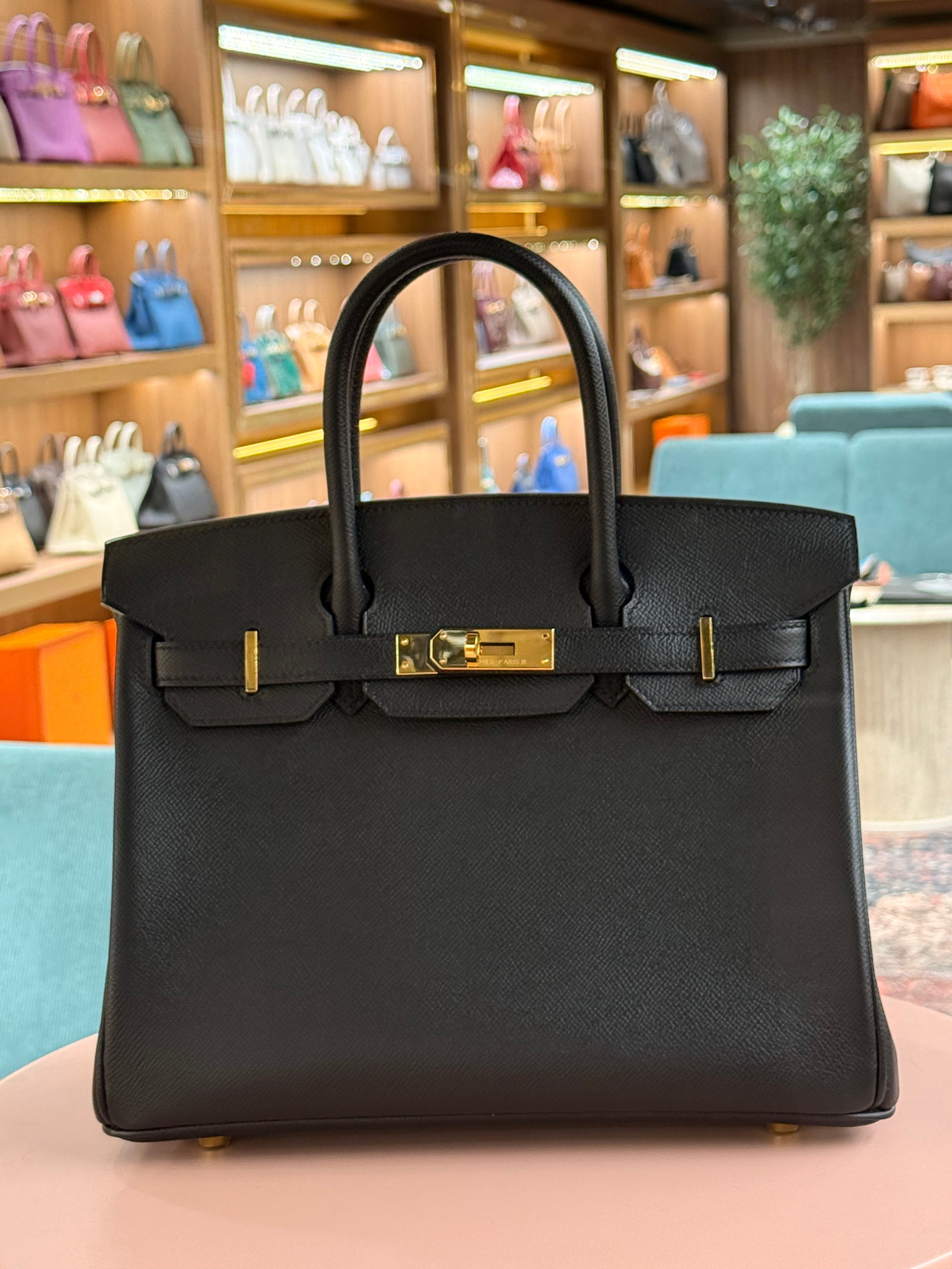 Hermes | Birkin (30) – Togo – Black – Gold Hardware