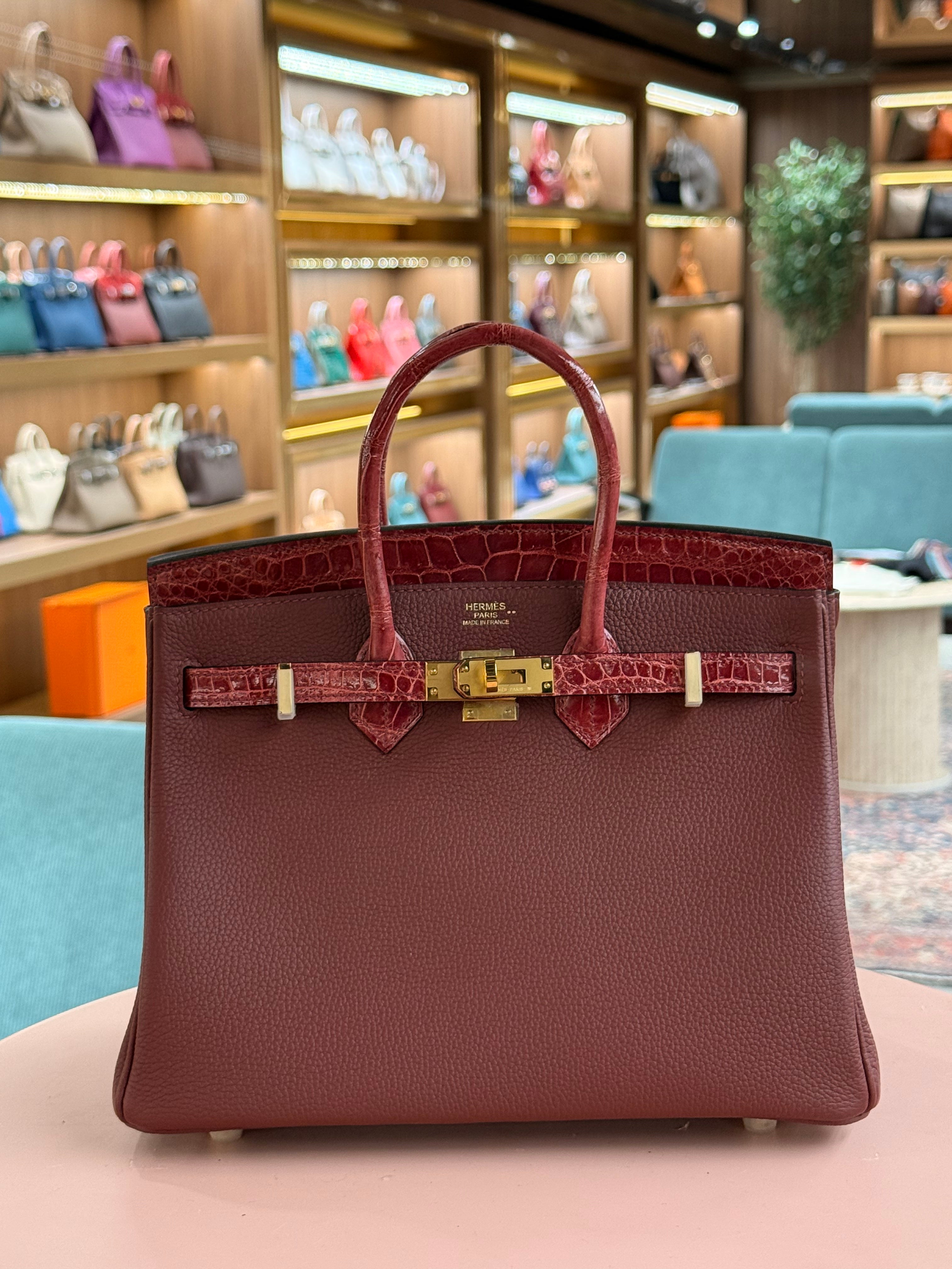 Hermes | Birkin Touch (25) – Togo – Rouge H – Gold Hardware