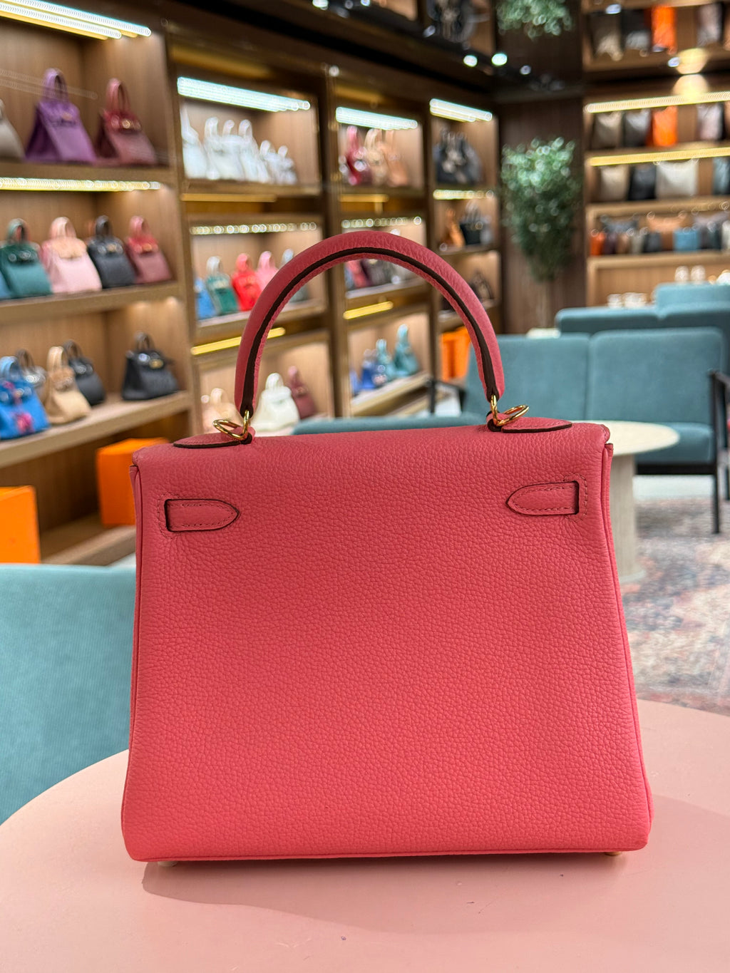 Hermes | Kelly (25) – Togo – Rose Jaipur – Gold Hardware