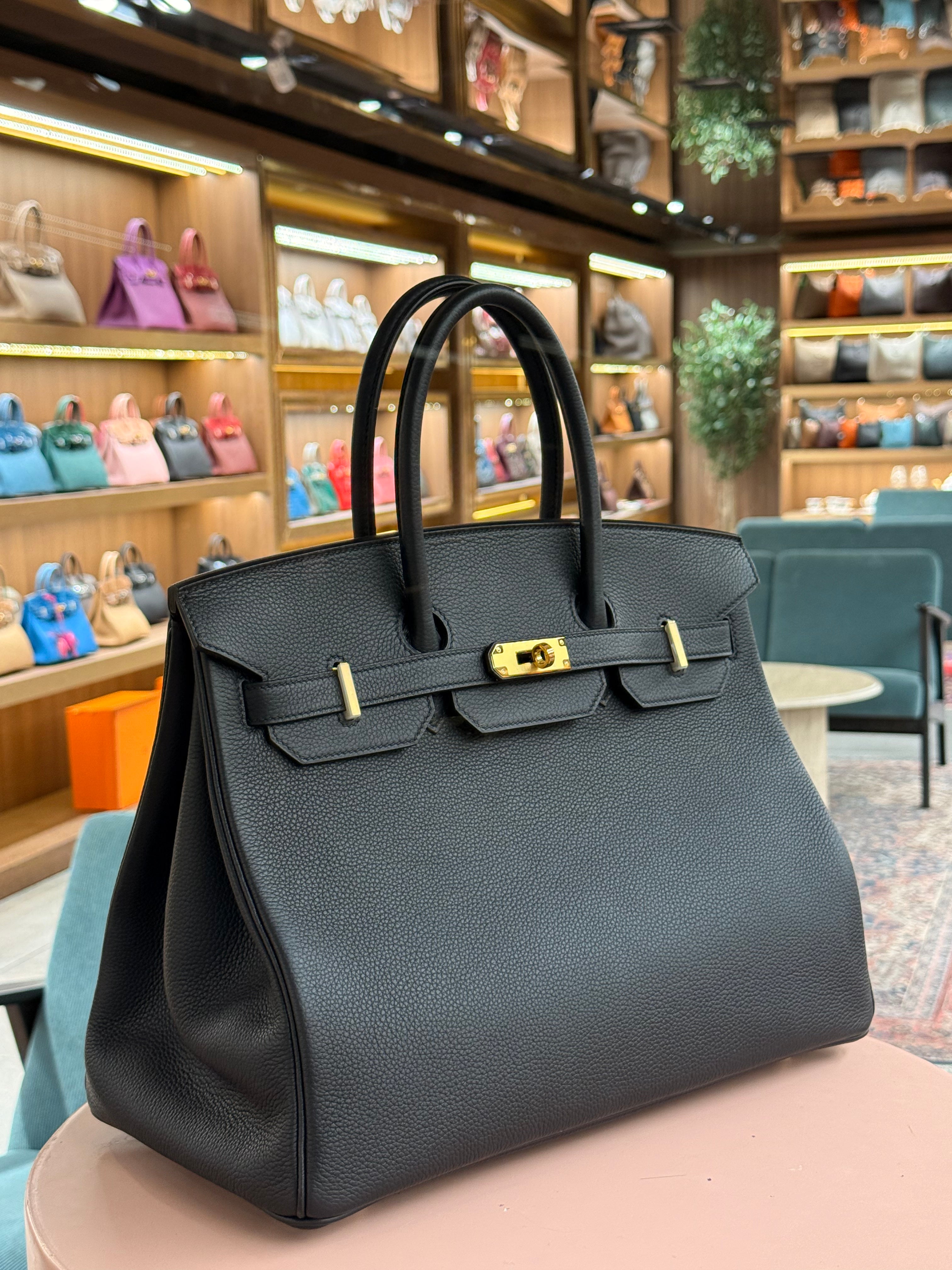 Hermes | Birkin (35) – Togo – Black – Gold Hardware