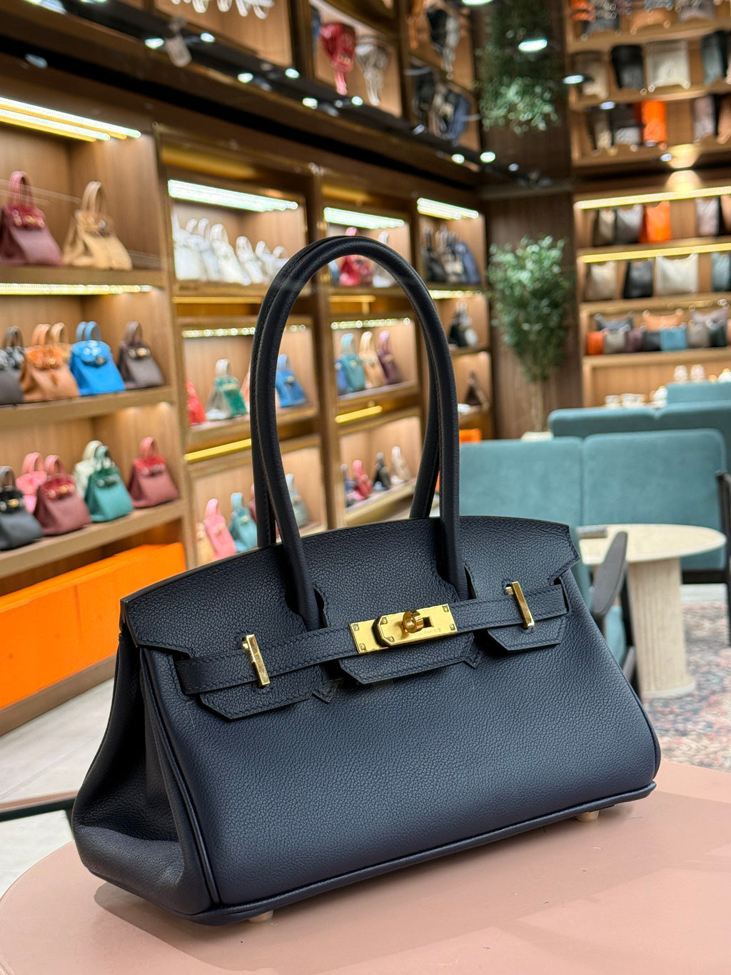 Hermes | Birkin (42) – Togo – Navy – Gold Hardware