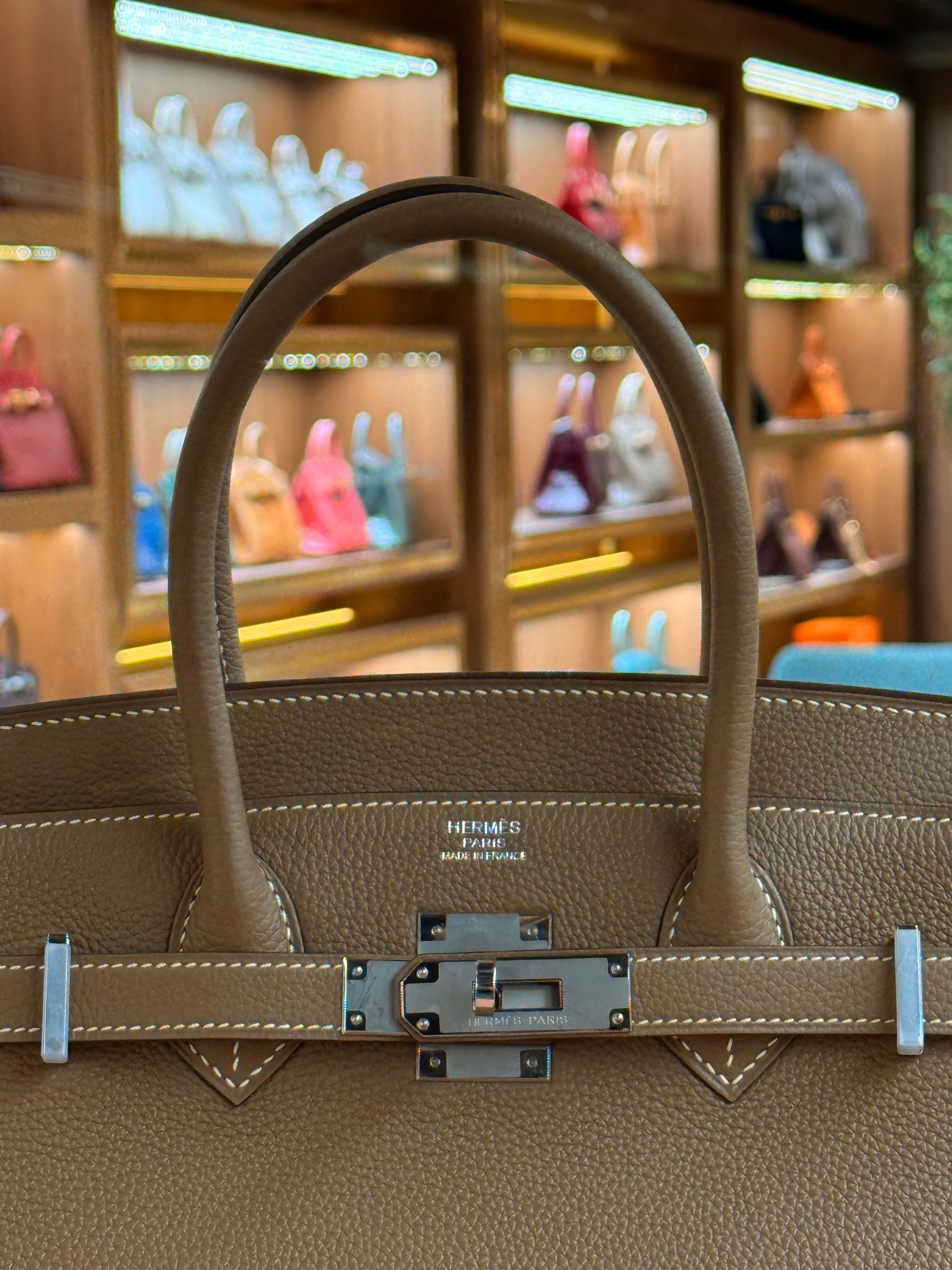 Hermes | Birkin (30) – Togo – Etoupe – Palladium Hardware