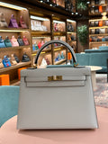 Hermes | Kelly (25) – Epsom – Blanc – Gold Hardware