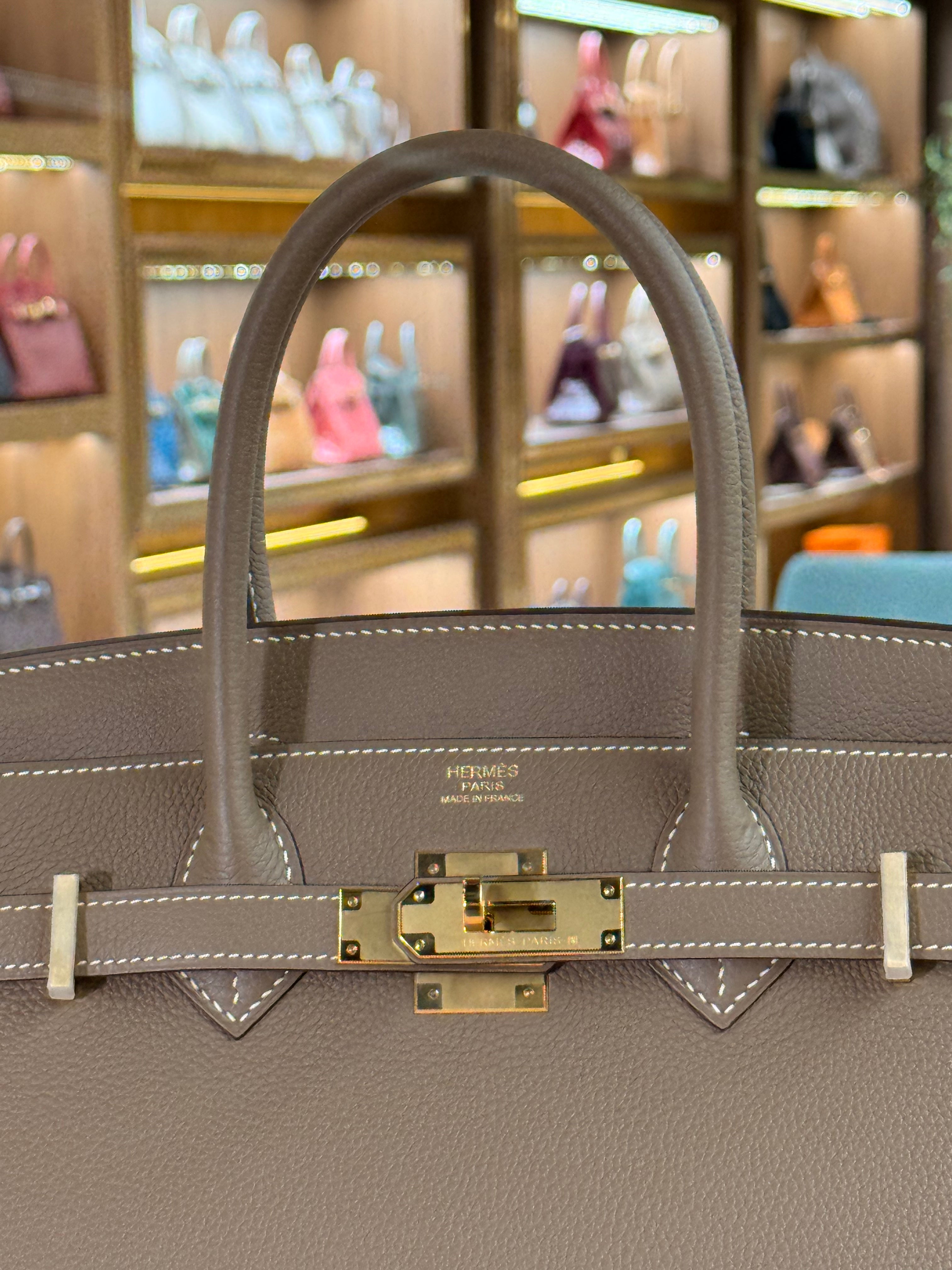 Hermes | Birkin (30) – Togo – Etoupe – Gold Hardware