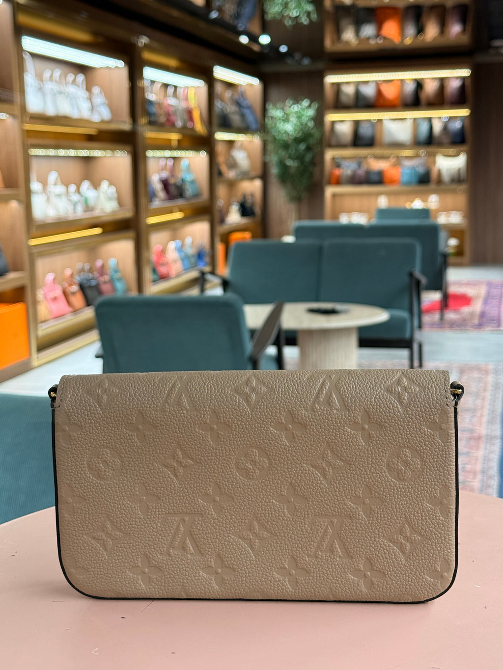 Louis Vuitton | Felicie-Pochette – Epi Leather – Beige – Gold Hardware