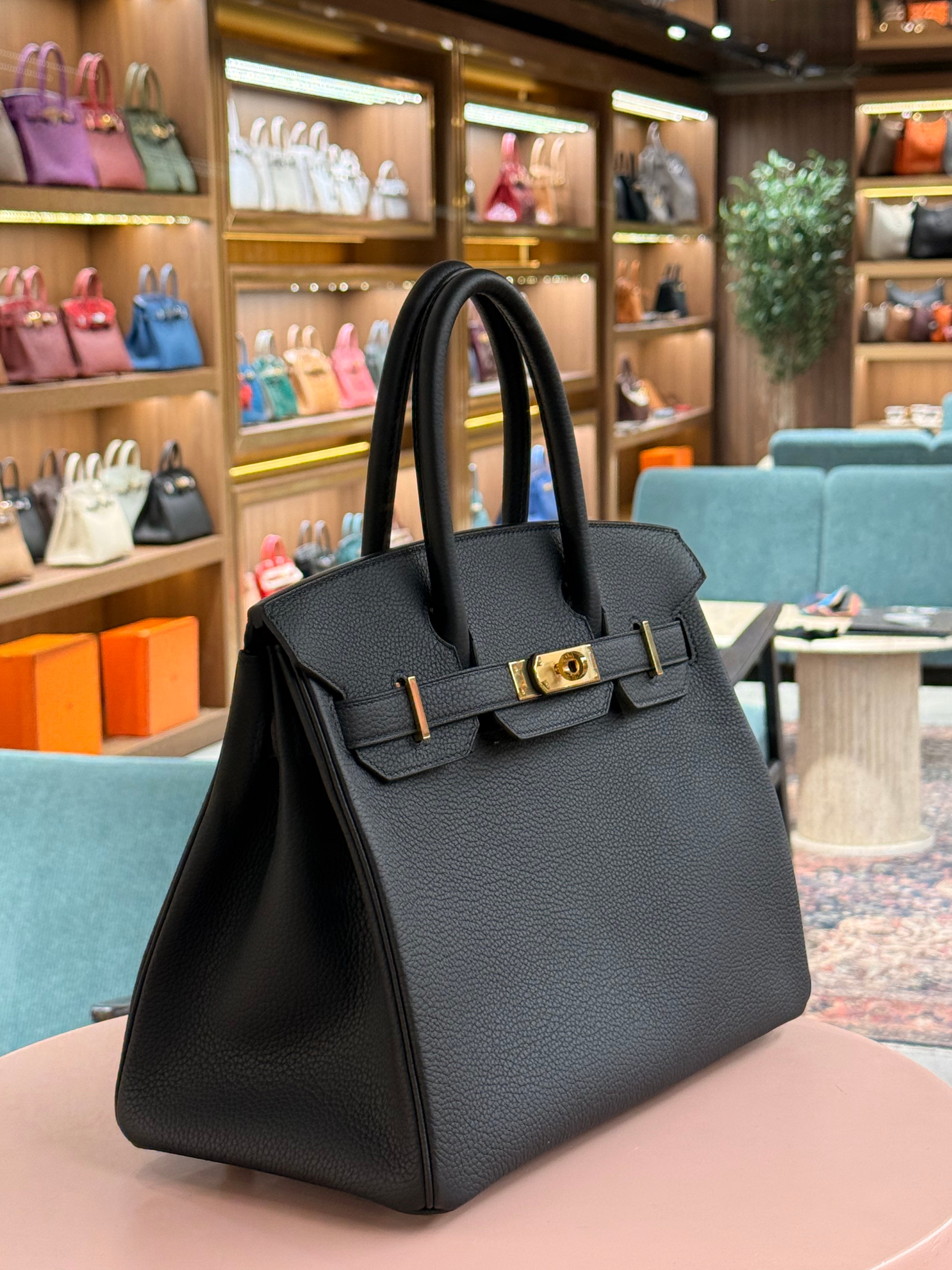 Hermes | Birkin (30) – Togo – Black – Gold Hardware