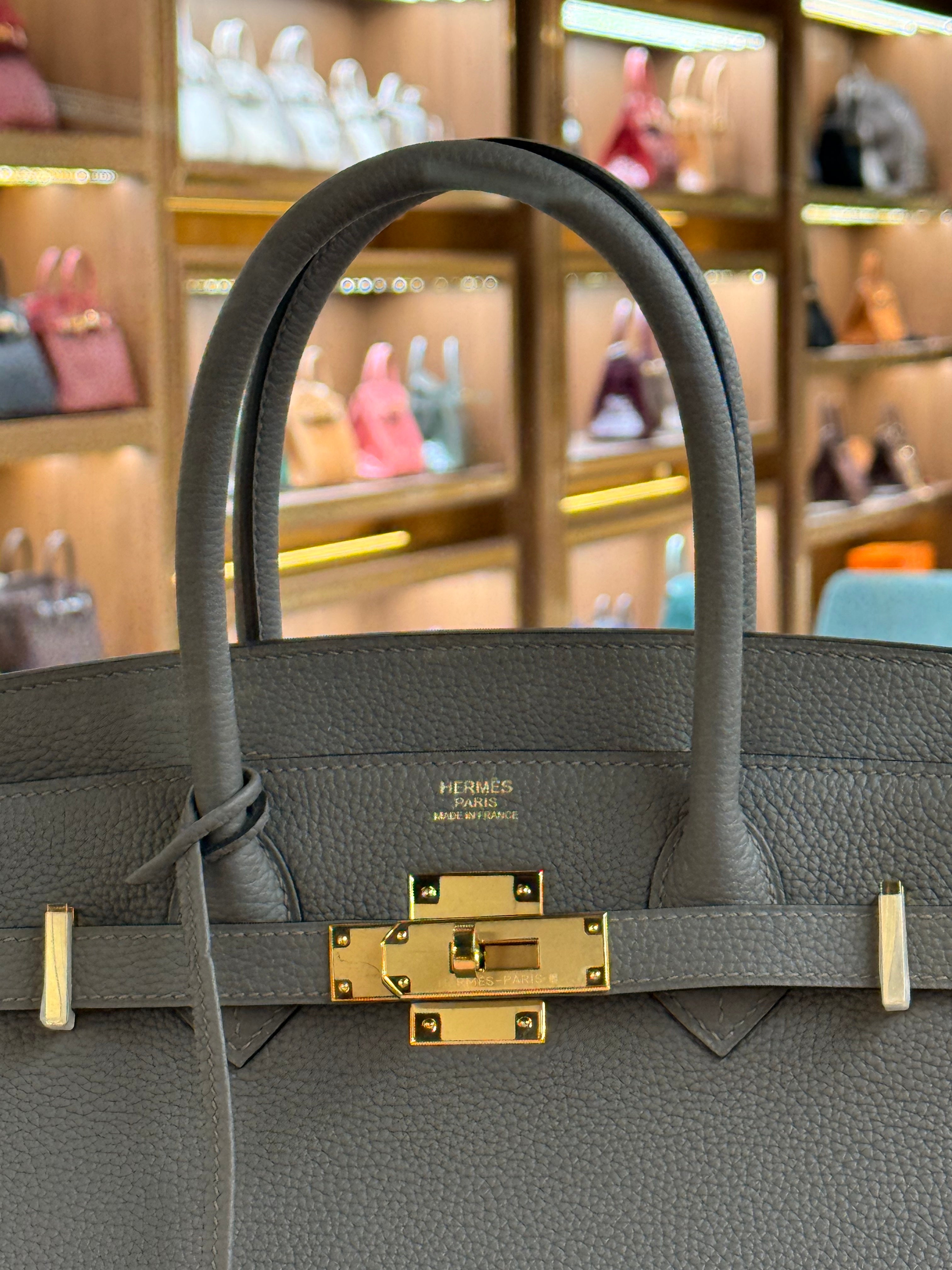Hermes | Birkin (30) – Togo – Gris Tourterelle – Gold Hardware