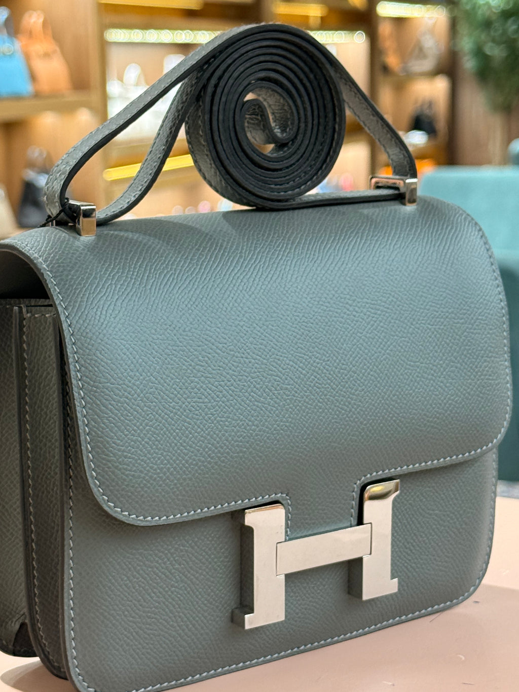 Hermes | Constance (18) – Epsom – Gris Tourterelle – Palladium Hardware